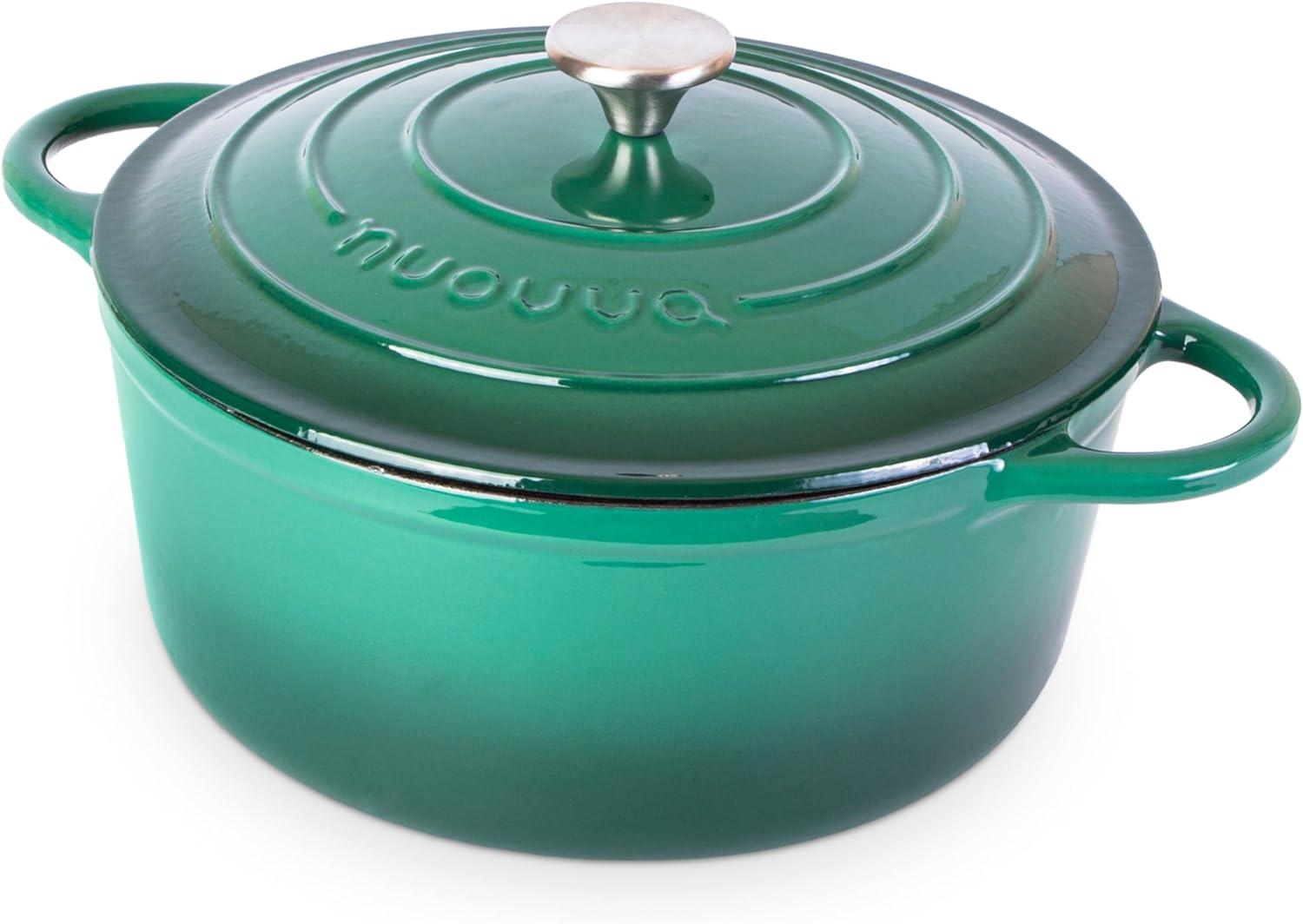 Cast Iron Dutch Oven, Special Non-Stick Ovenproof Enamelled Casserole Pot, Sturd...