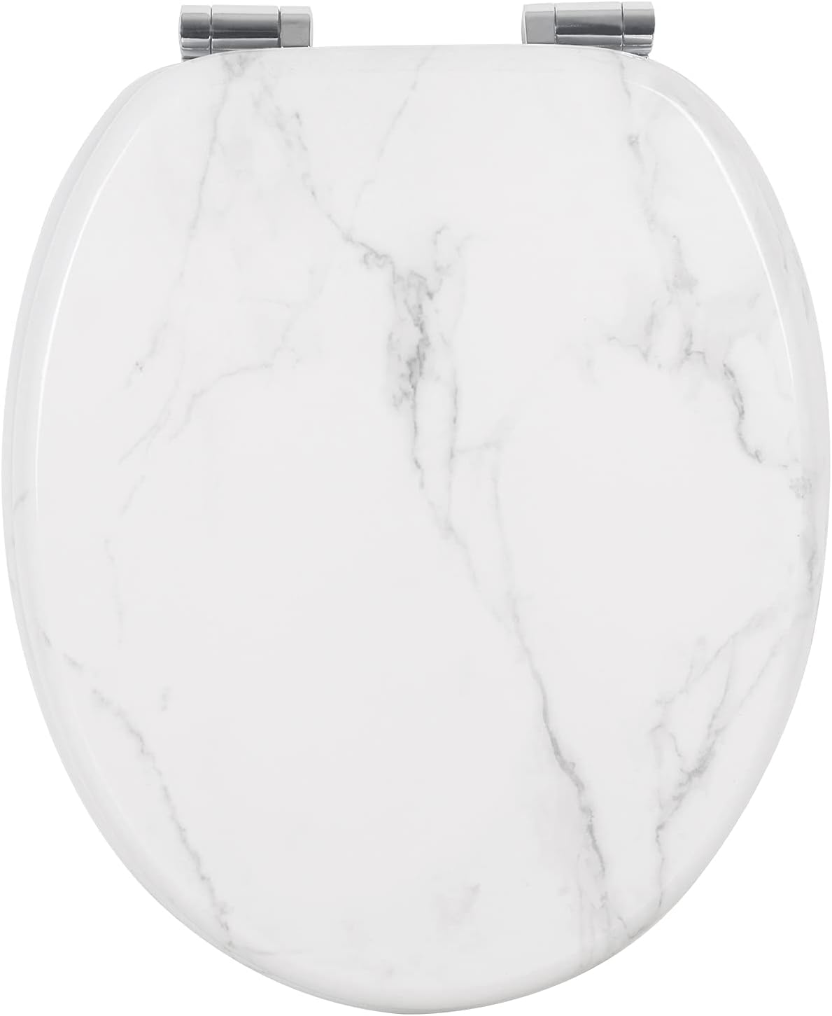 WOLTU Wooden Toilet Seat, Special Soft Close WC Seat with Strong Hinge, Affordab...