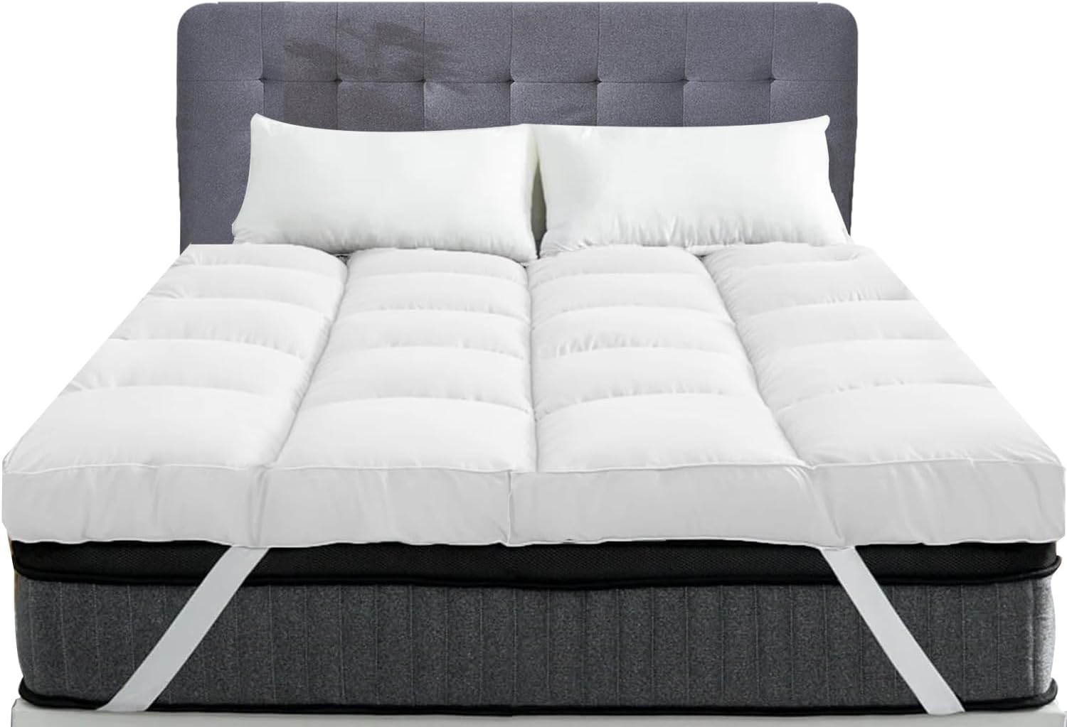 Linens World Mattress Topper, Special Small Double Mattress Topper with Extra Th...