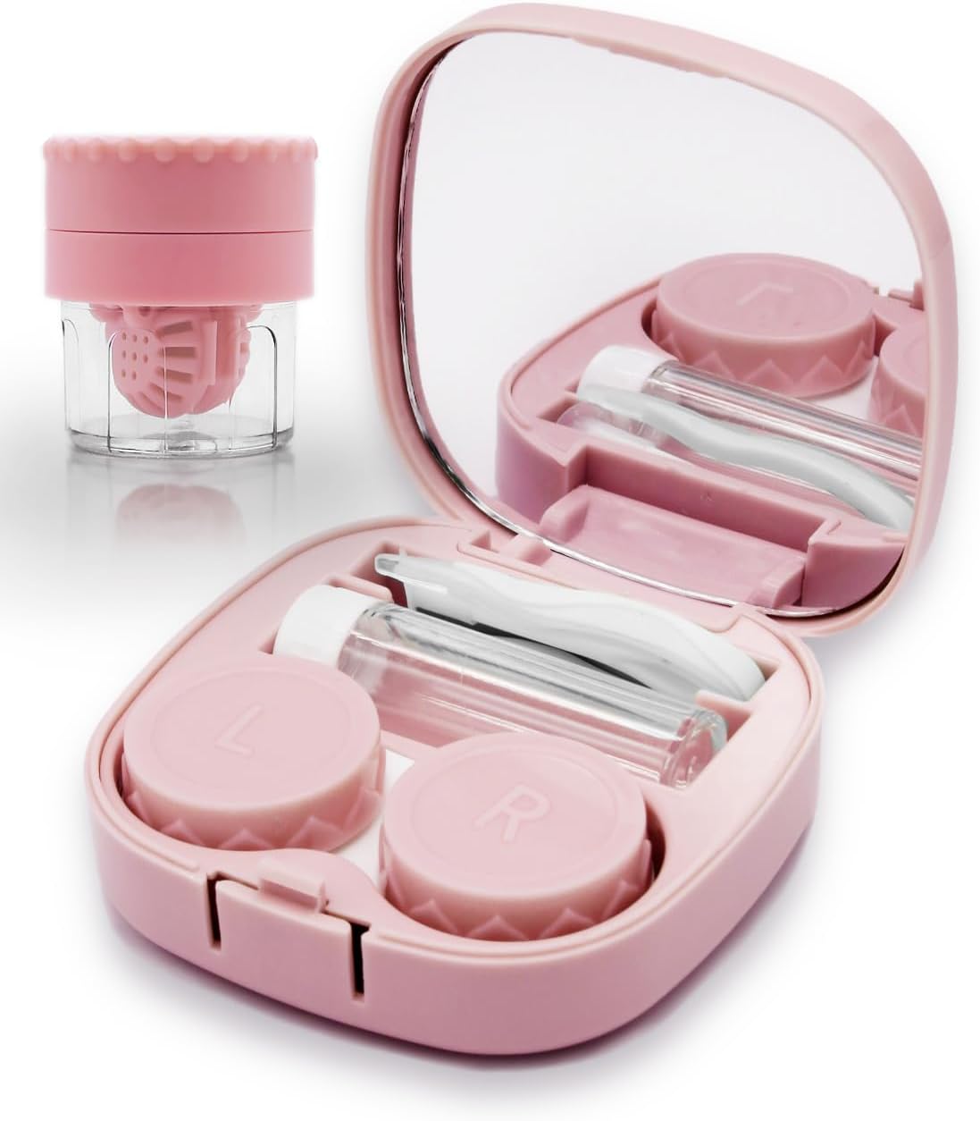 Contact Lens Case, Special Cleaner Washer For Travel Size, Innovative Cute Color...