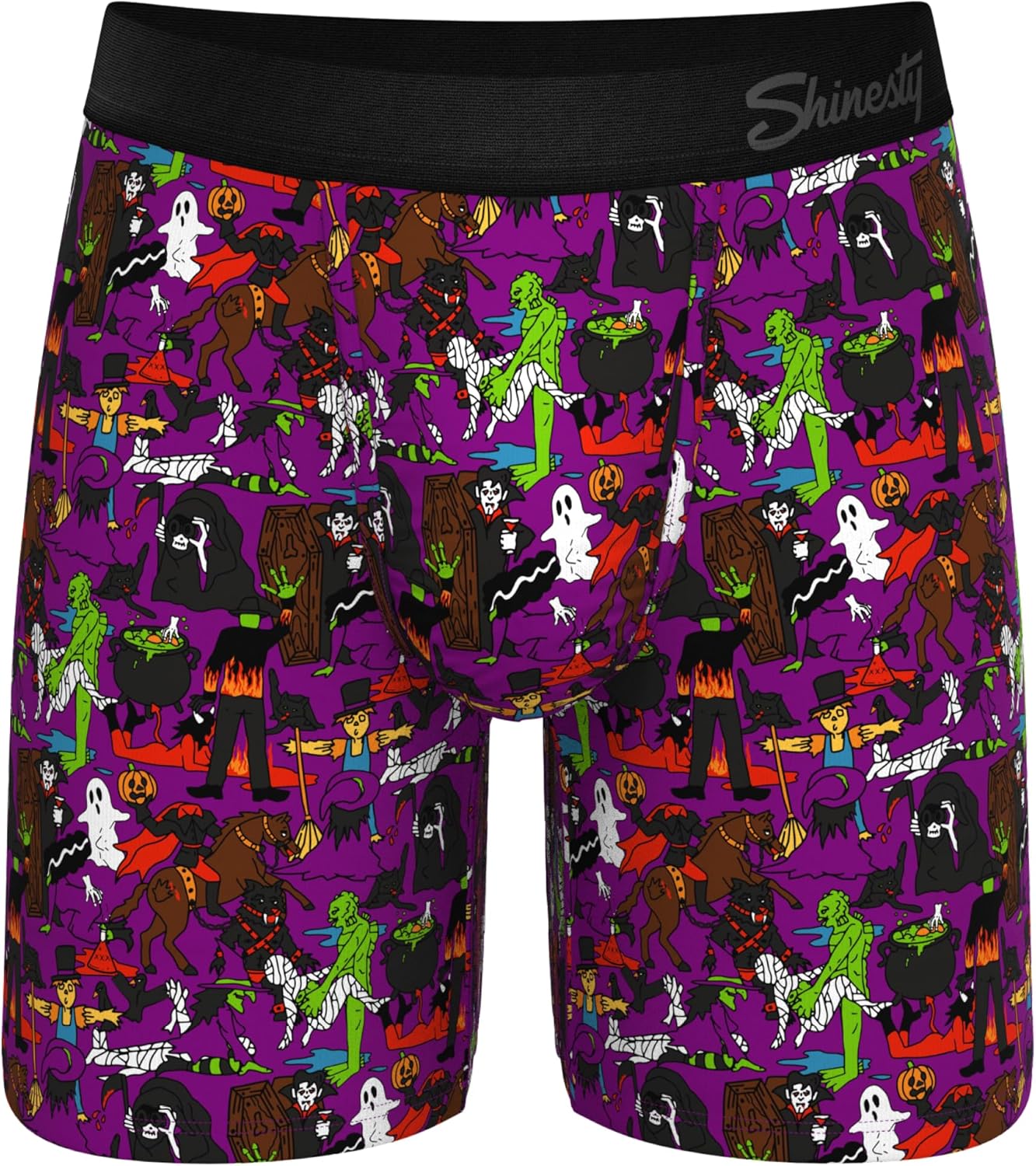 Hammock Support Long Leg Boxer Briefs for Men | Anti-Chafing, Moisture Wicking,...