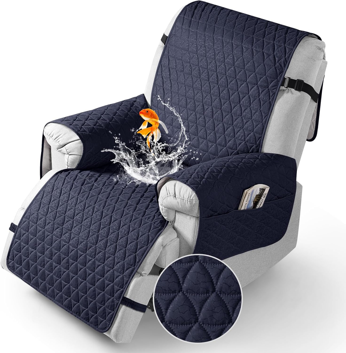 TAOCOCO 100% Waterproof Recliner Cover - Recliner Cover with Non-Slip Granule, R...