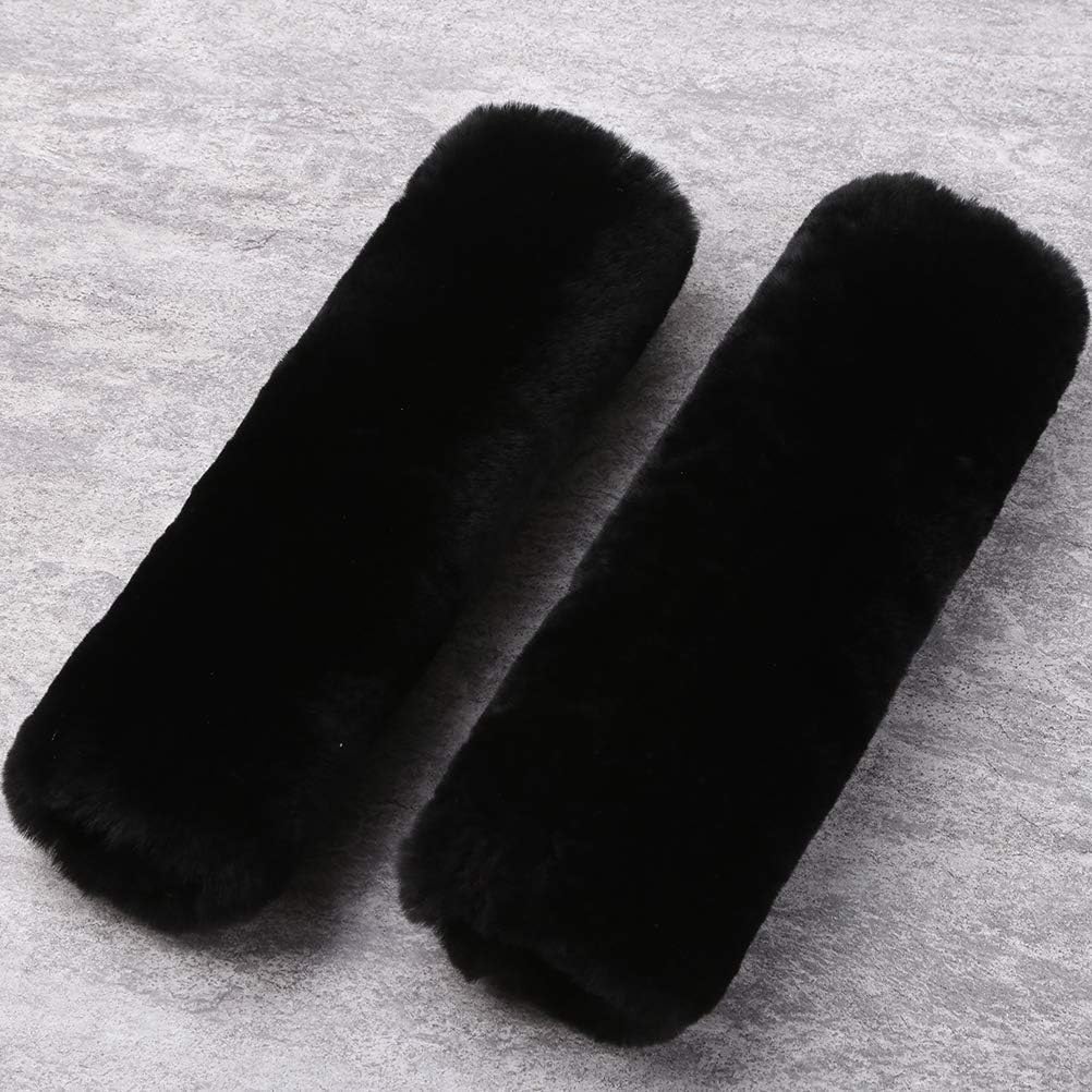 Authentic Sheepskin Car Seat Belt Pad,2 Pack Soft Seat Belt Cover for Shoulder P...