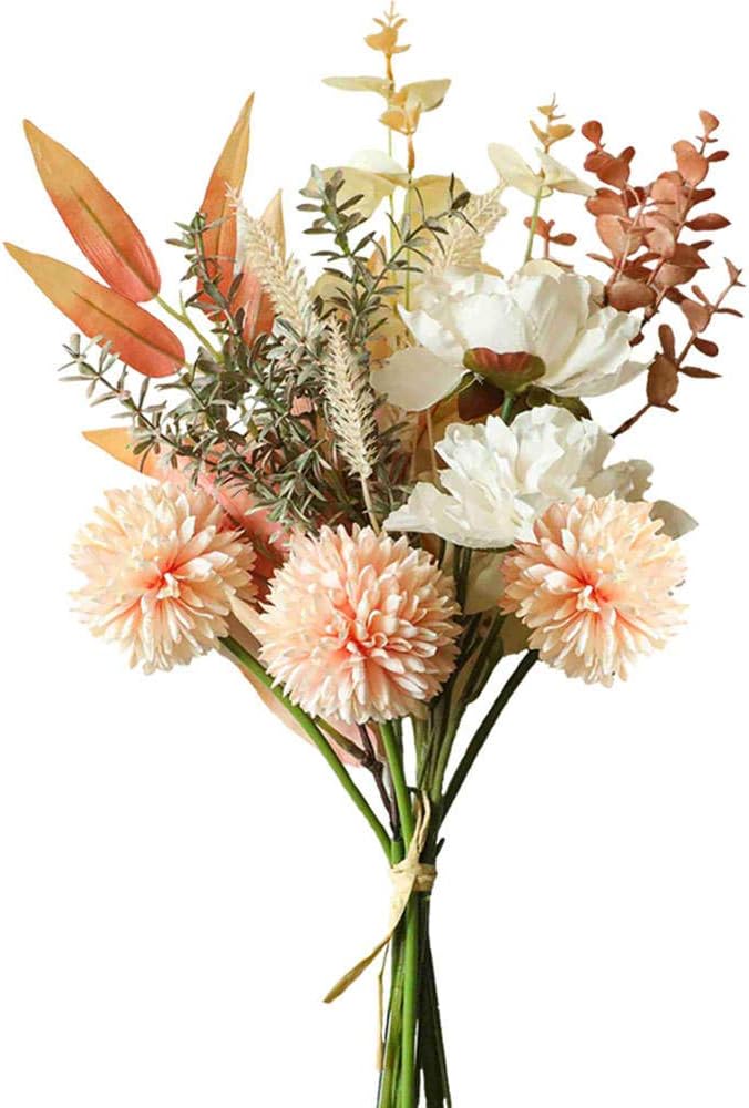 KIRIFLY Artificial Fake Flowers Plants Silk Flower Arrangements Wedding Bouquets...