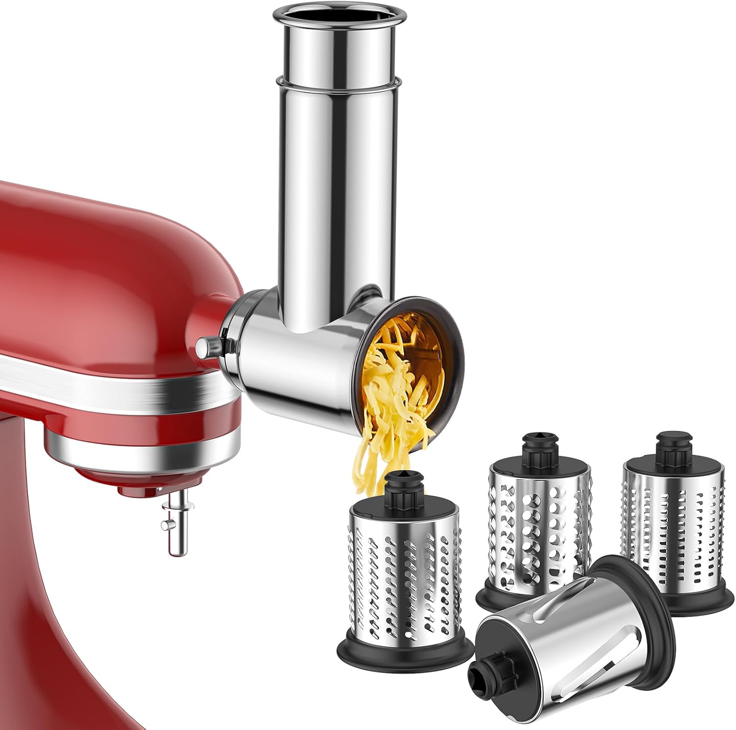 Stainless Steel Slicer Shredder Attachment, Special Cheese Grater Attachment for...
