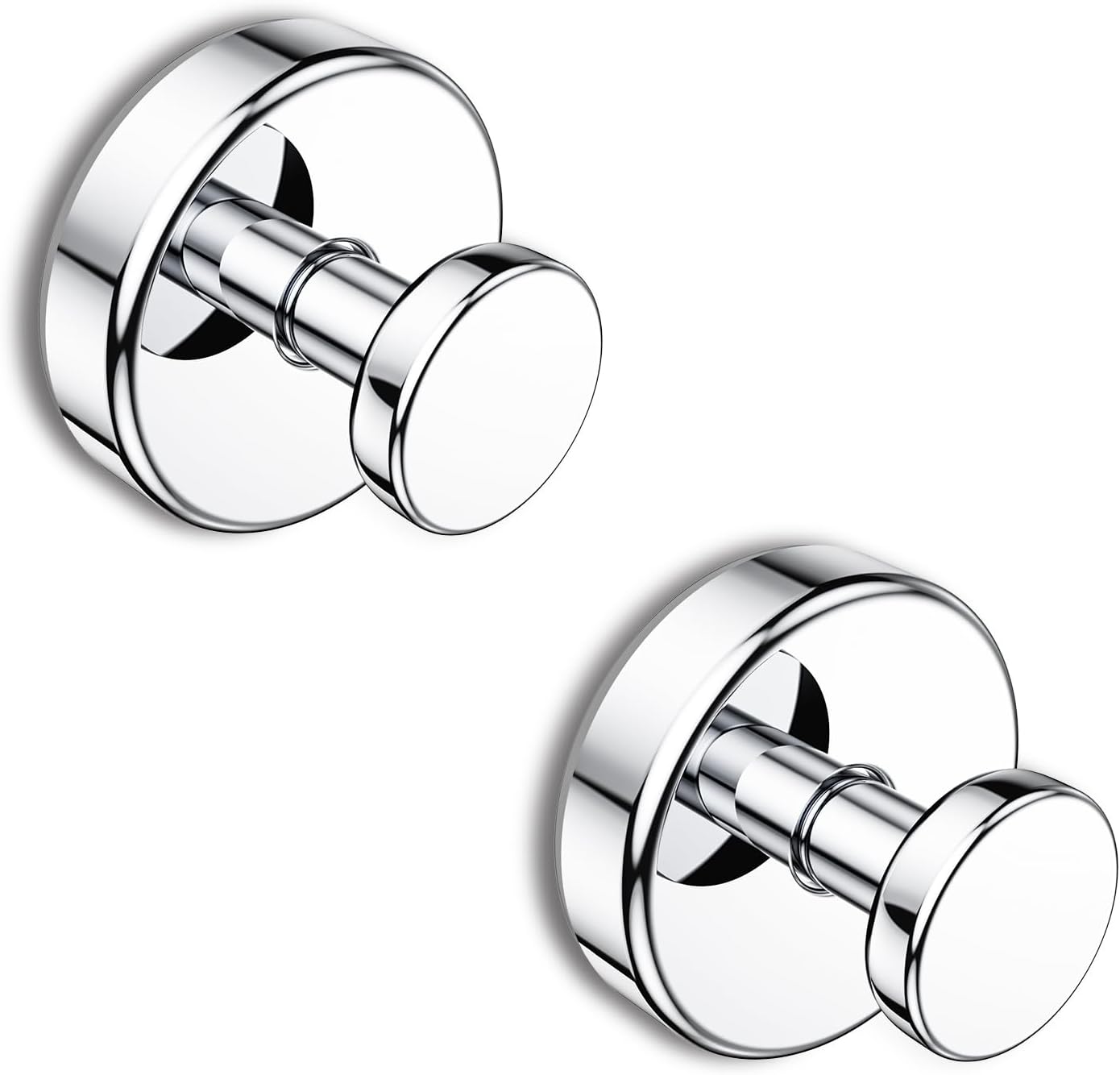 Suction Cup Hooks for Shower, Removable Towel Hooks for Bathroom Window Glass Do...