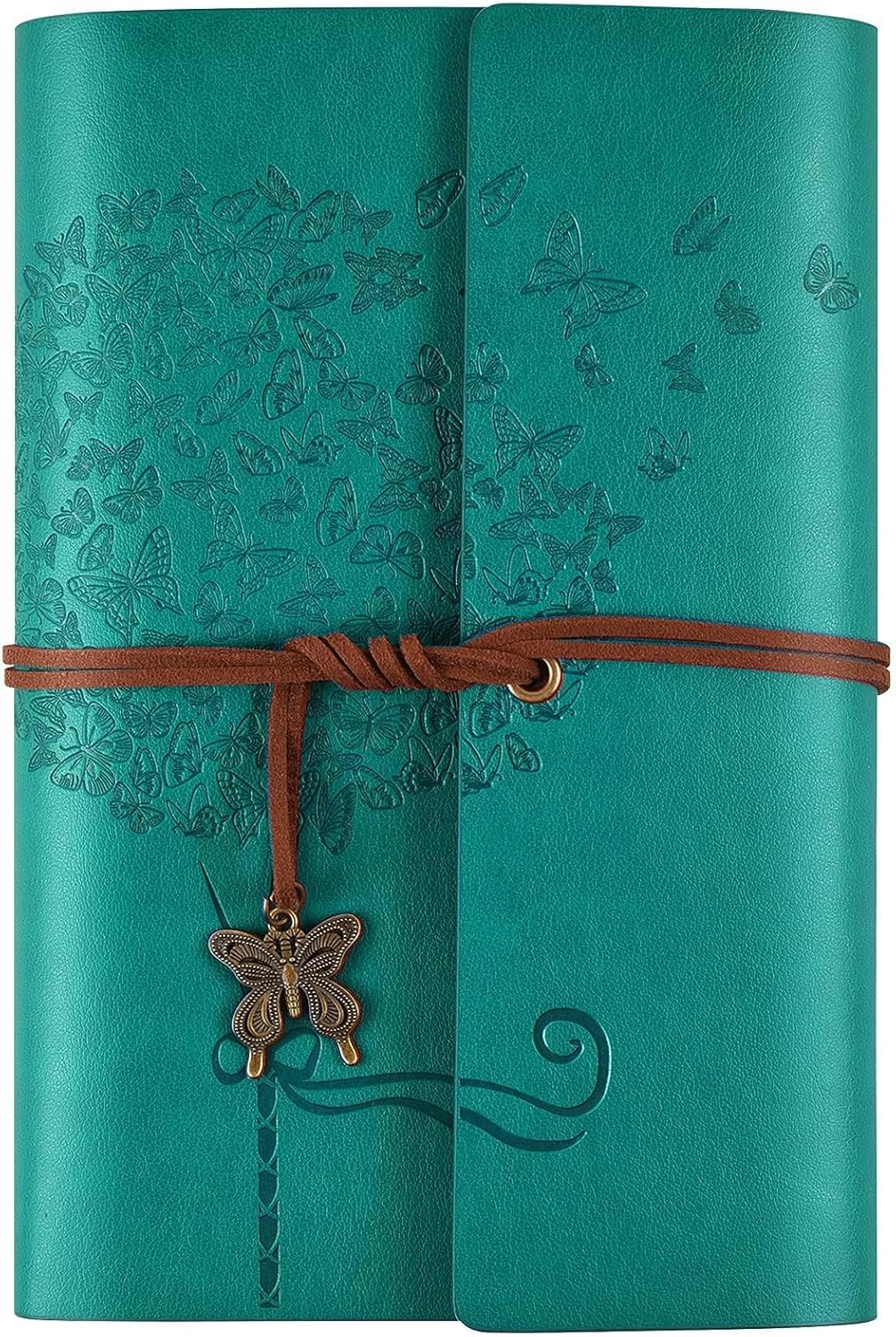 OMEYA Leather Journal, Special Travel Journals for Women, Unique Refillable Butt...