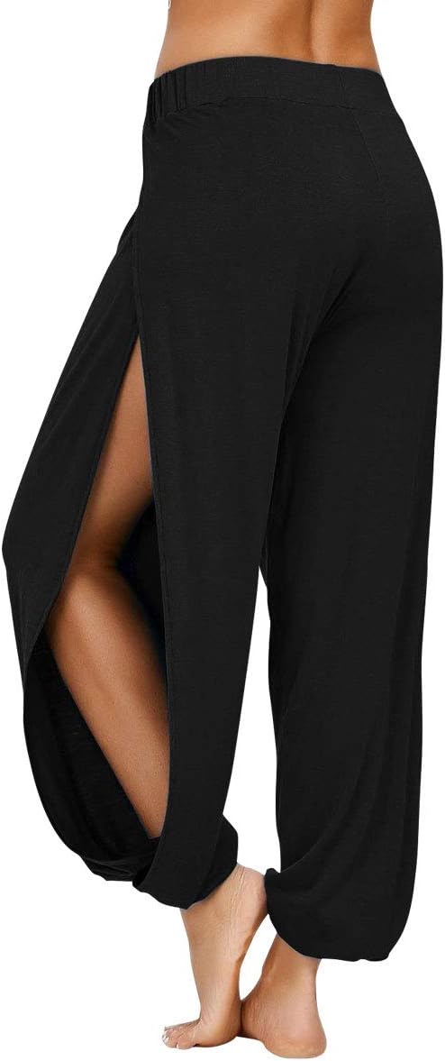 PACBREEZE Women's Yoga Harem Pants, Special Side Slit Joggers, Innovative Active...
