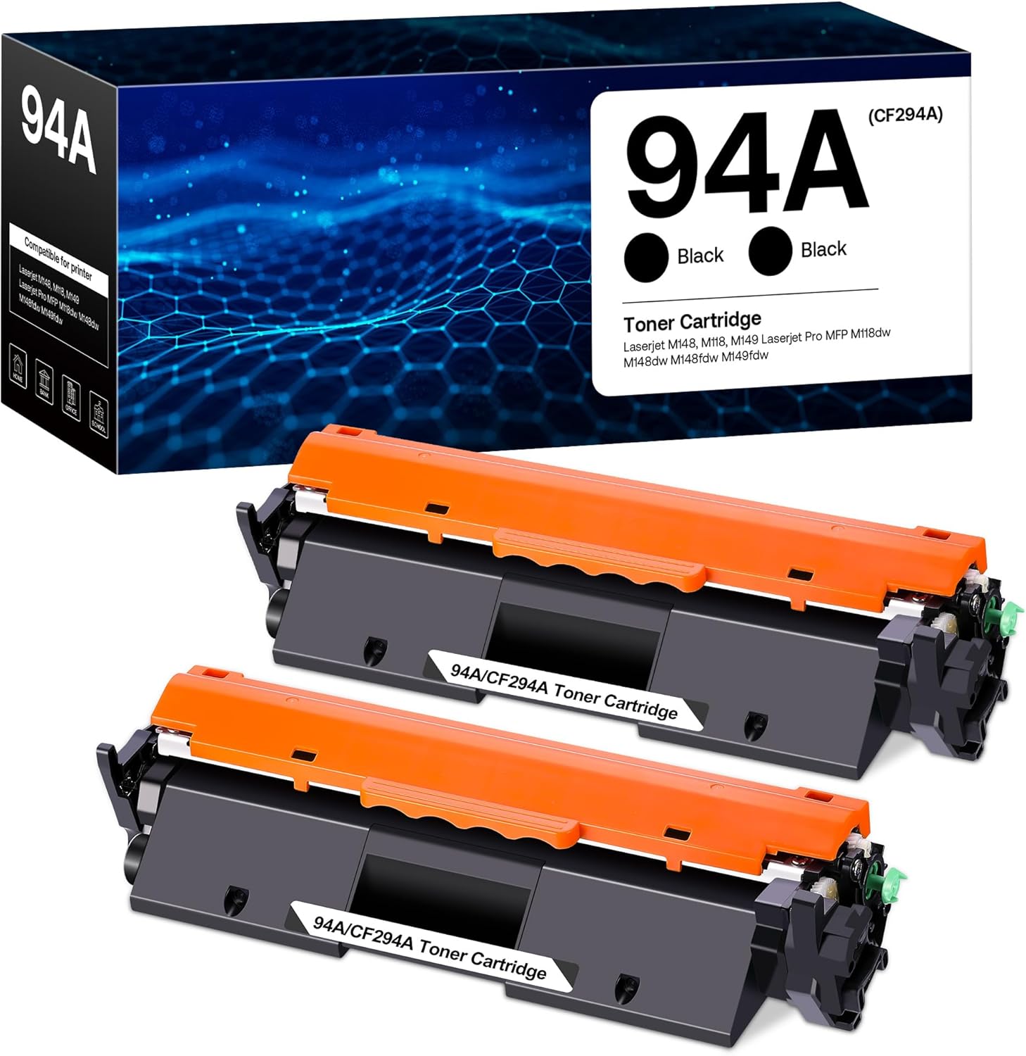 Compatible Toner Cartridge Replacement for HP 94A with Laserjet M148, M118, M149...