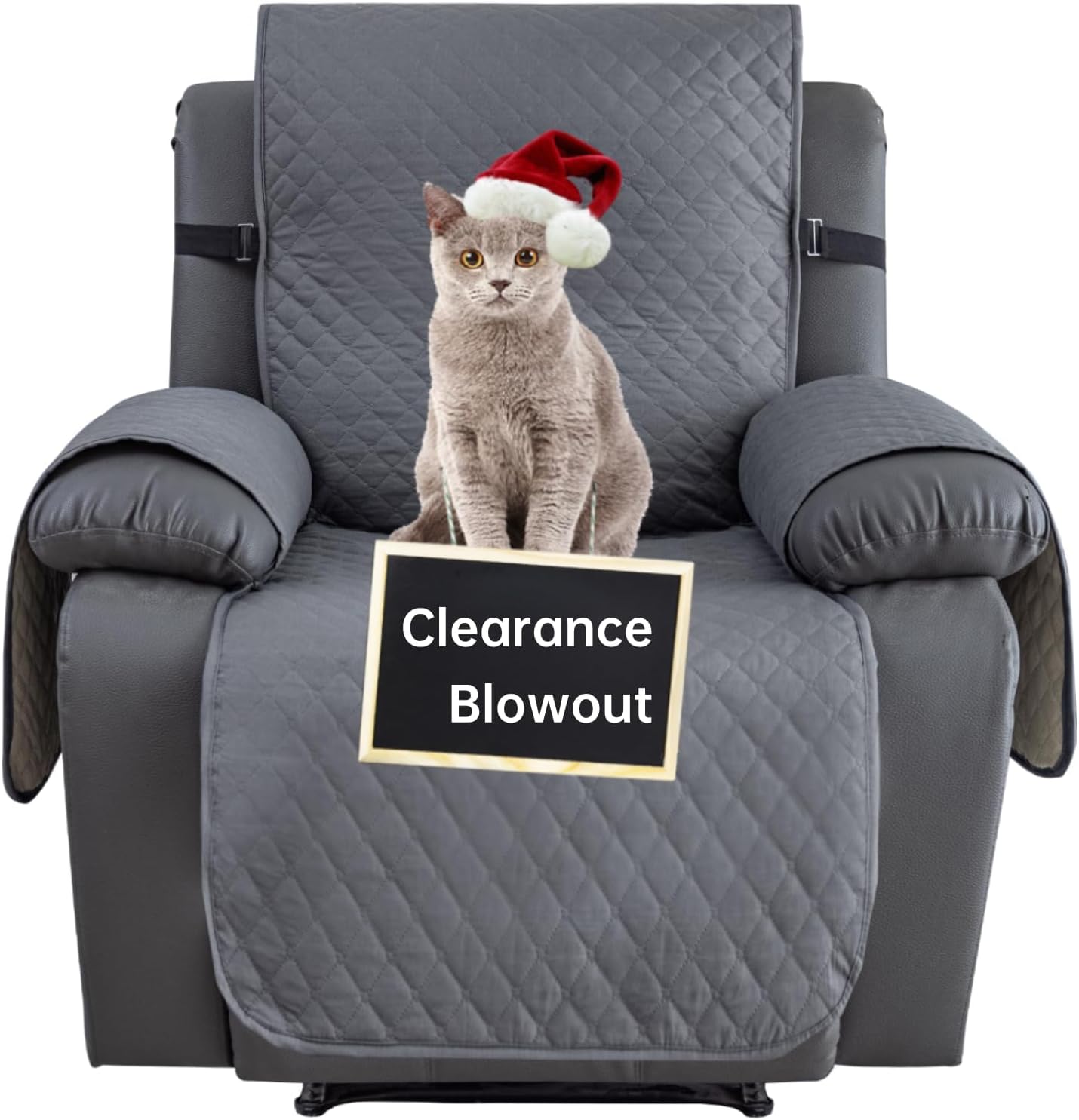 XINEAGE Water Resistant Recliner Cover, Nonslip Recliner Chair Covers for Reclin...