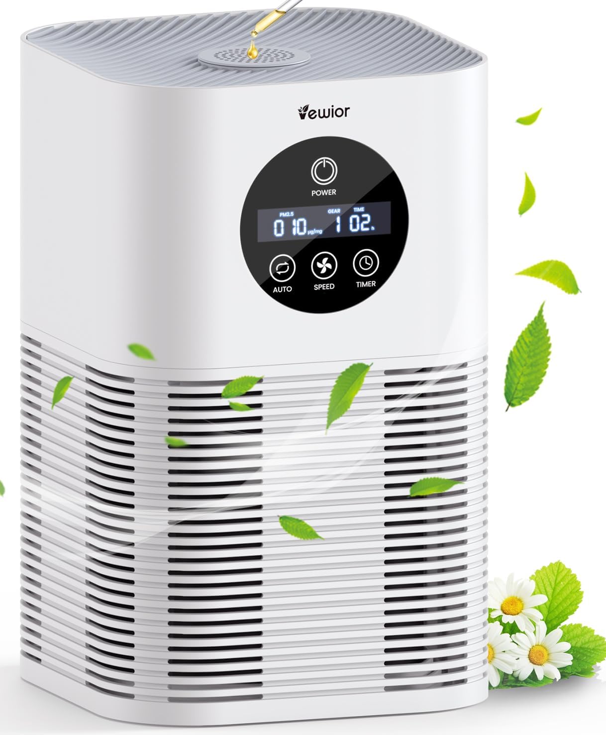 Air Purifiers for Home Large Room up to 600 Ft², VEWIOR H13 True Hepa Air Purifi...