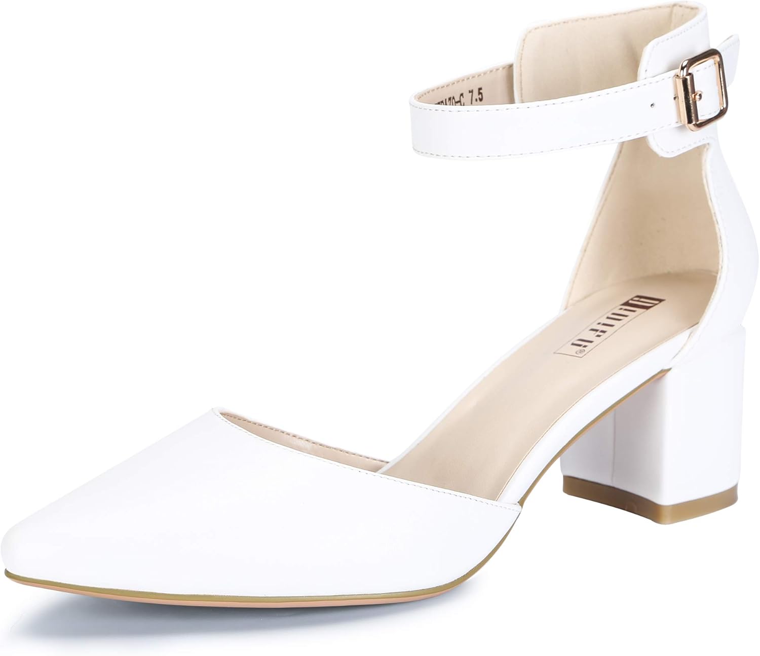 IDIFU Women's IN2 Pedazo Dress Shoes, Special Low Block Heels, Comfortable Chunk...
