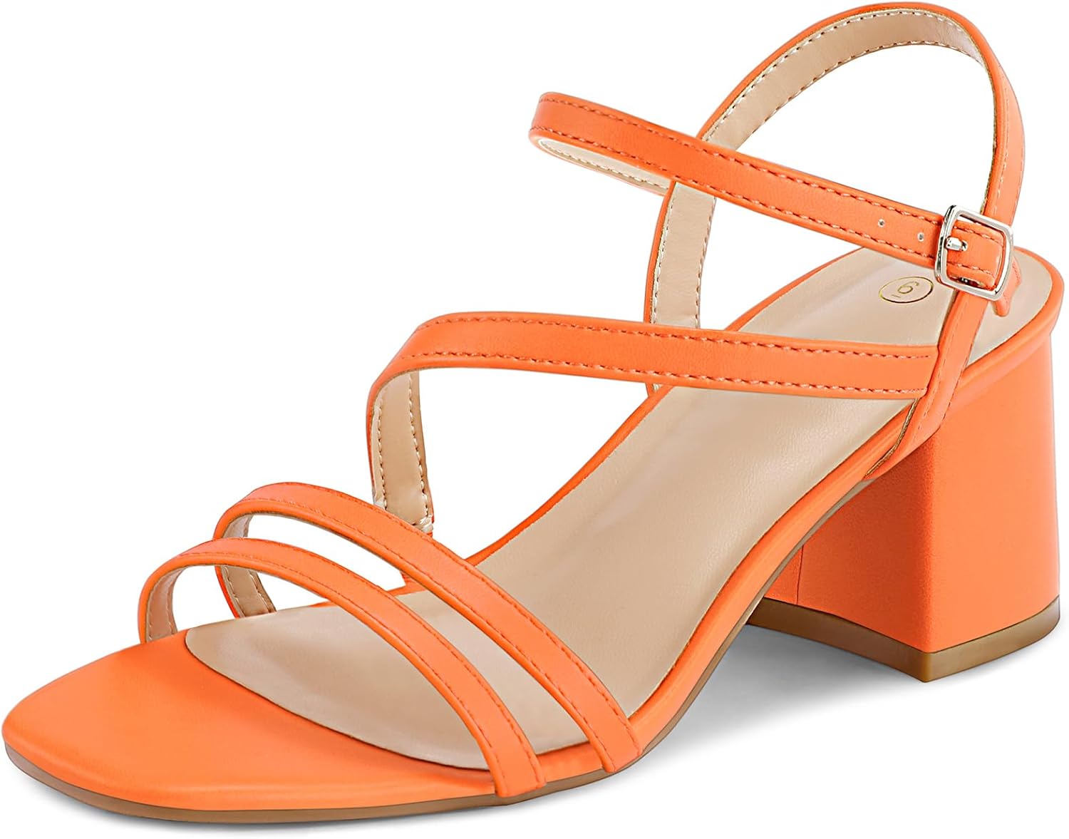 mysoft Women's Sandals, Special Low Chunky Block Heel Dress Shoes, Innovative St...