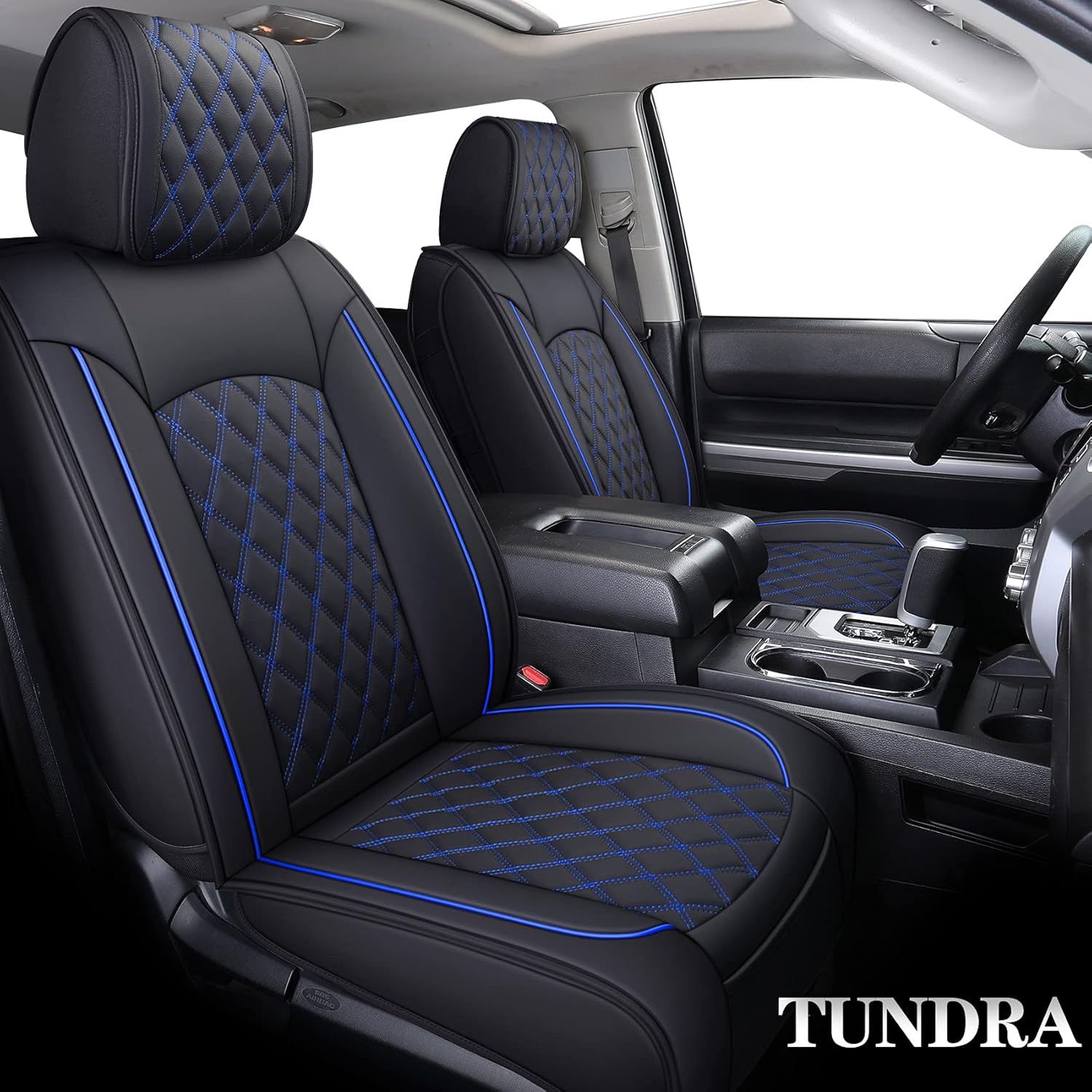 YIERTAI Truck Seat Covers Compatible with 2008-2025 Toyota Tundra Crewmax Double...