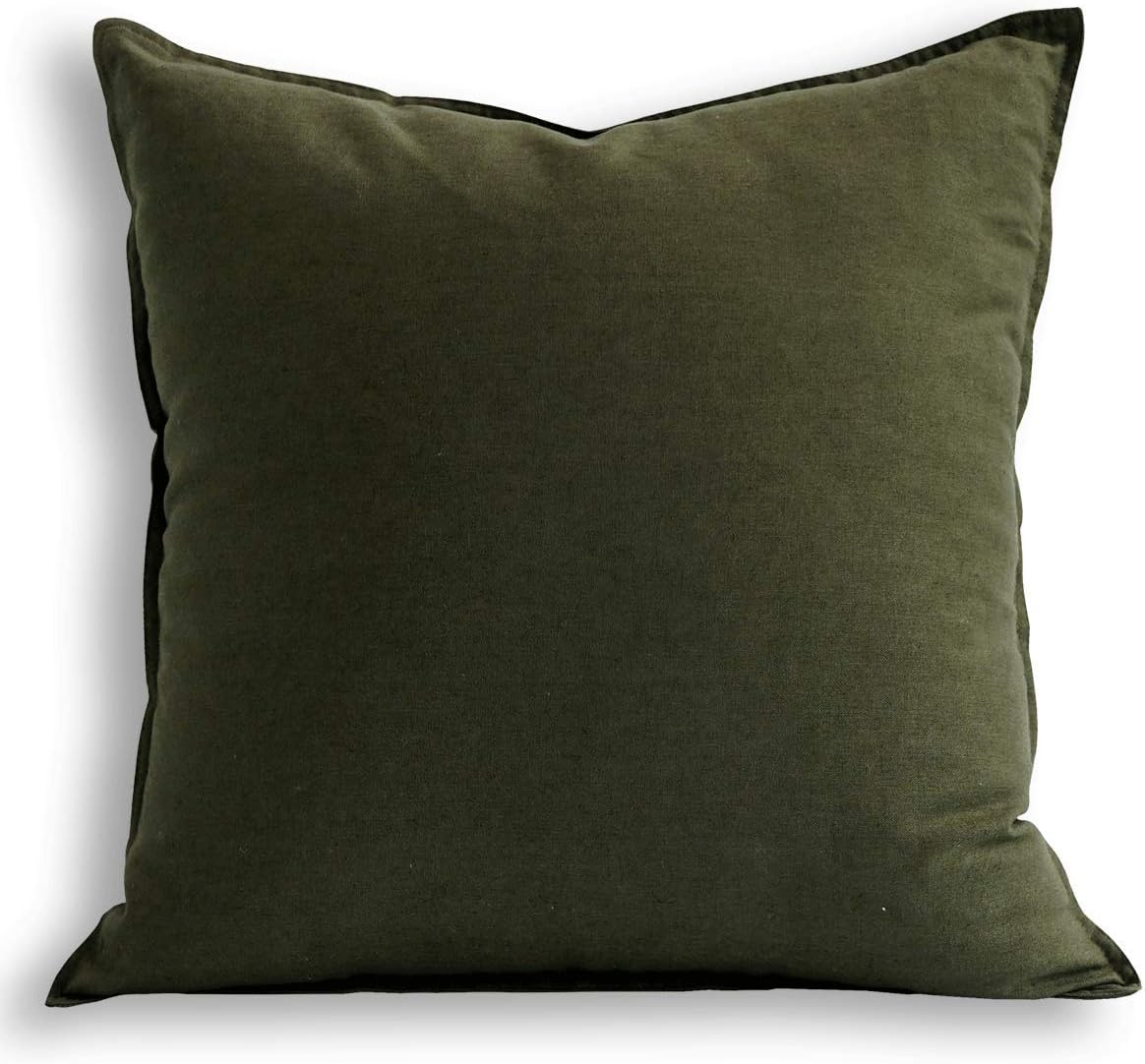 Jeanerlor SureGuard Pillowcase Cousion Cover Decor Cotton Linen with Unique Desi...