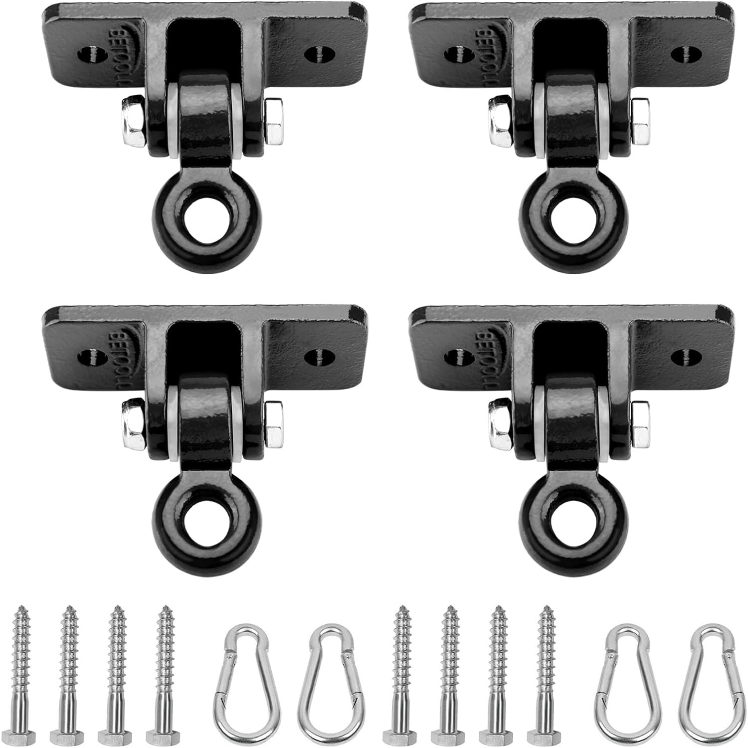 BETOOLL Heavy Duty Swing Hangers Swing Set Hardware Playground Porch Yoga Seat T...