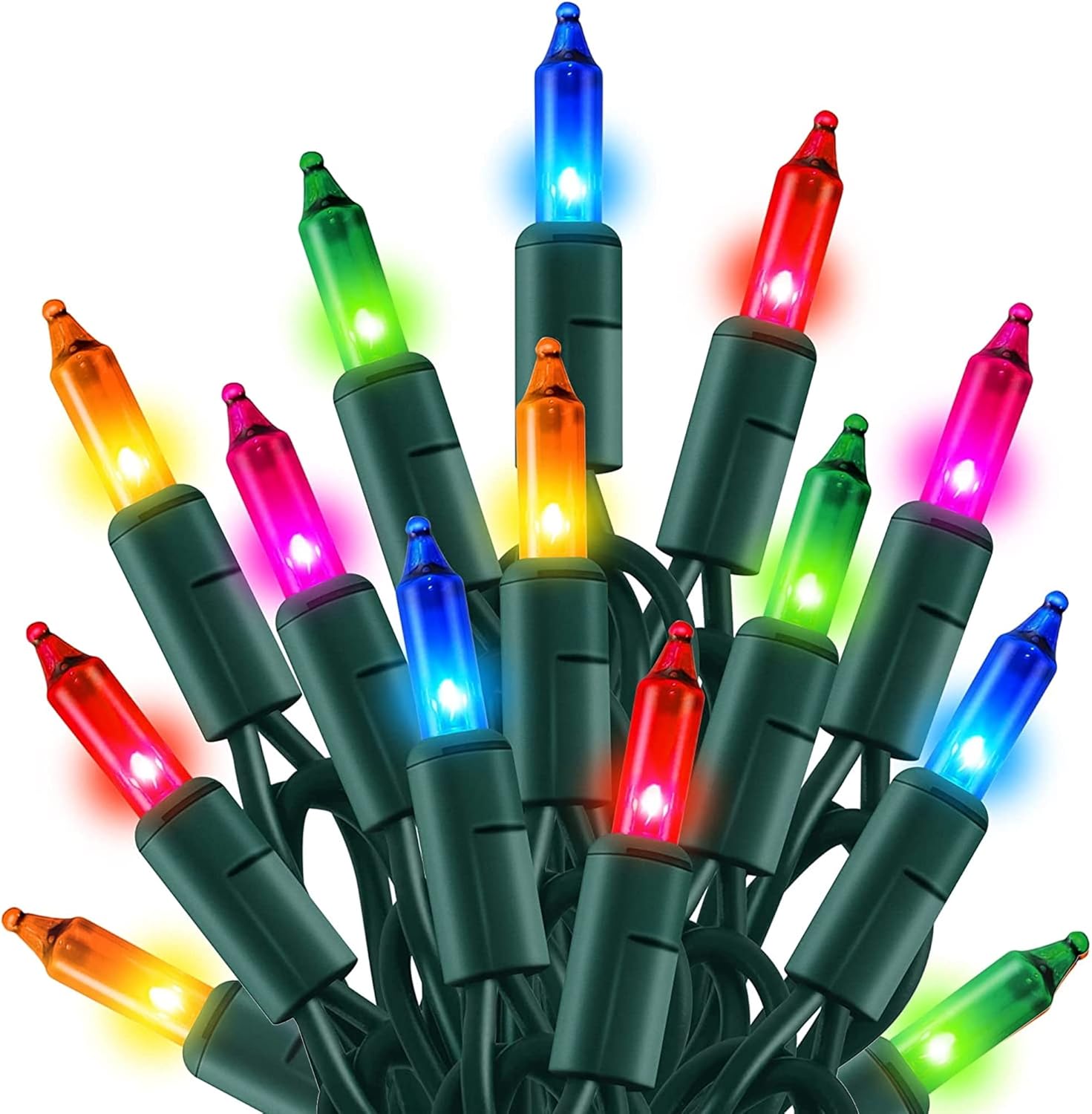 TW SHINE Outdoor Christmas Lights, Special Christmas String Lights 20FT 100 Coun...