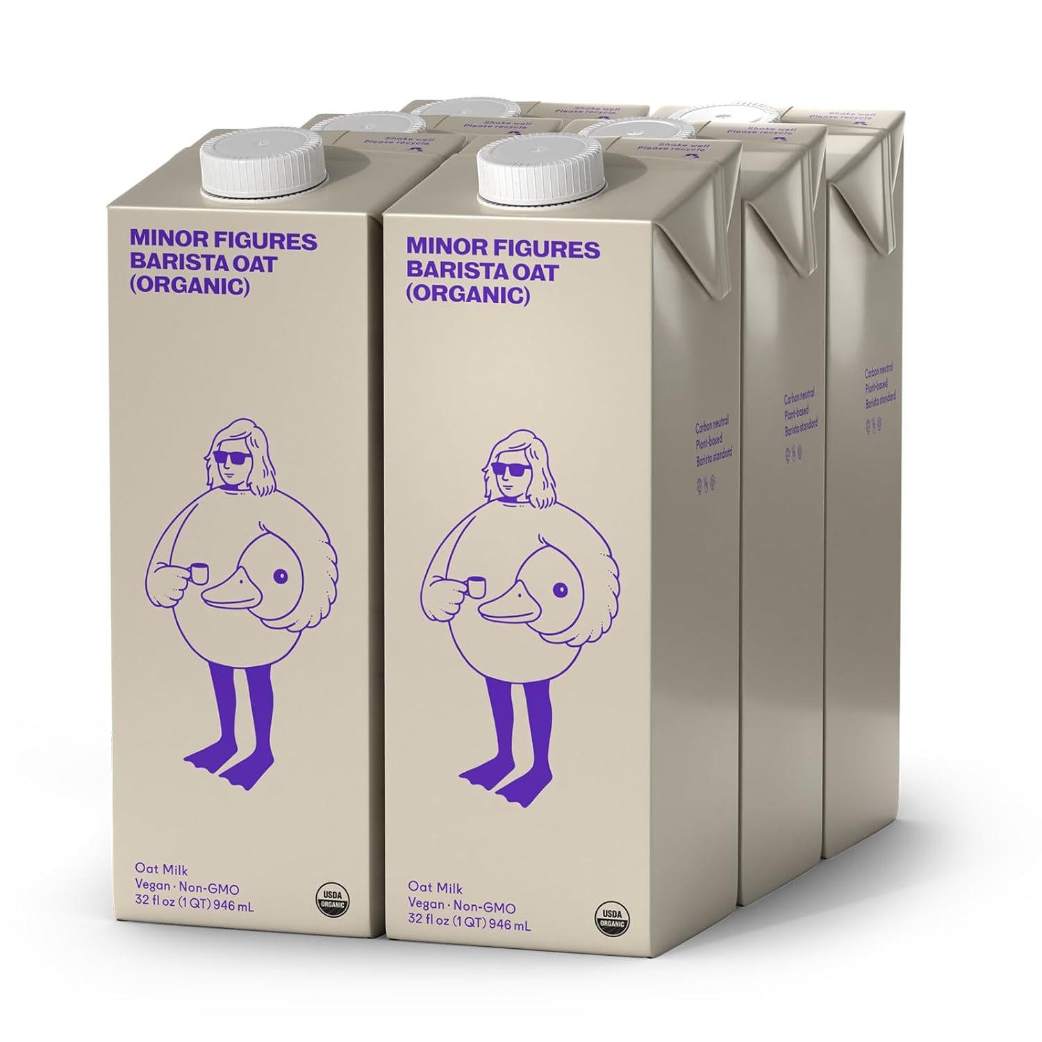 Minor Figures - Oat Milk - Organic - Barista Standard - 32 Oz - 6 Pack - Non Gmo...