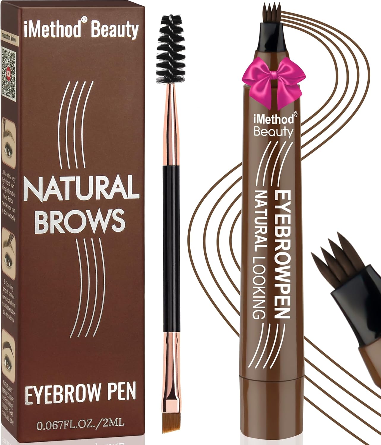 iMethod Eyebrow Pen - Eyebrow Pencil Magical Upgraded Eye Brow Pencils for Women...