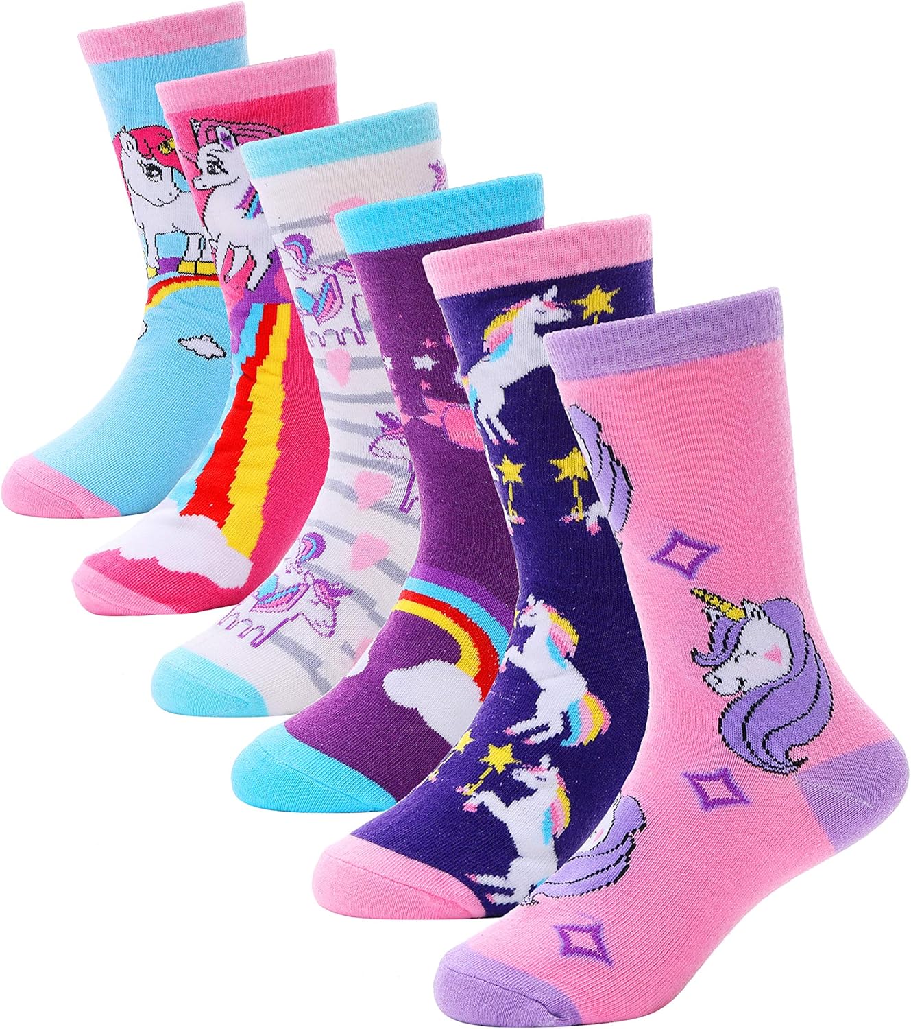 Anlisim Girls Socks Cute Animal Pattern Cartoon Novelty Fashion Soft Cotton Sock...