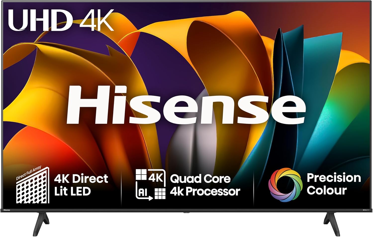 Special Hisense 75 Inch 4K Smart TV, High-Quality Smart TV with Dolby Vision, Be...