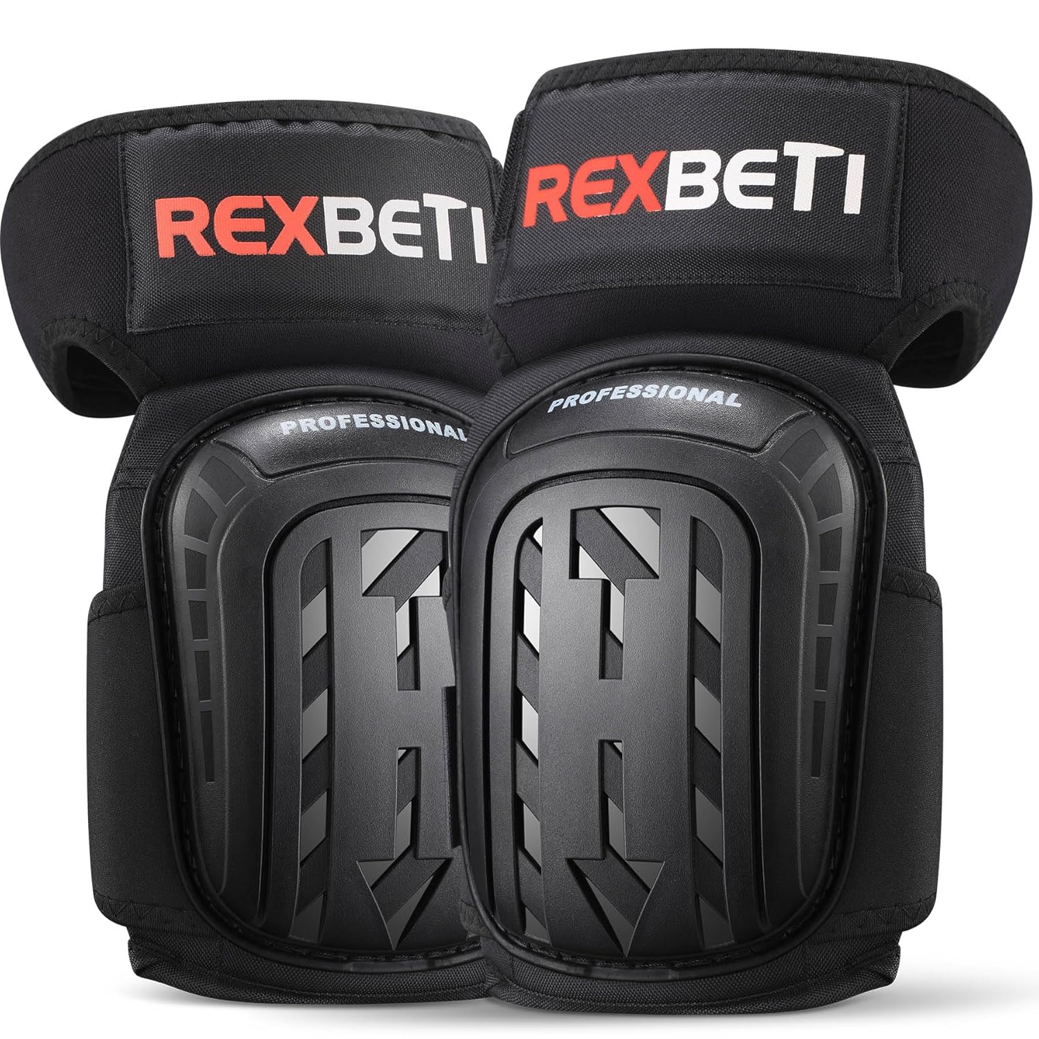REXBETI Knee Pads for Work, Construction Knee Pads for Men, Heavy Duty Comfortab...