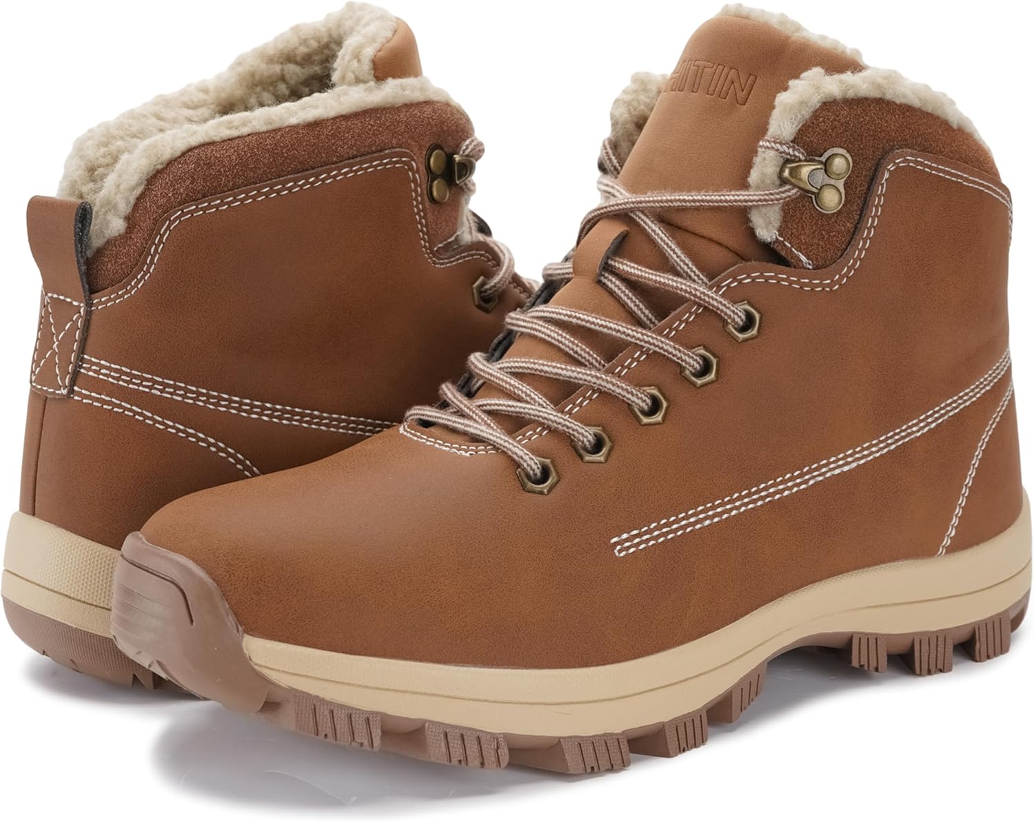 WHITIN Men's Boots, Special Waterproof Cold-Weather Snow Boots, Innovative Snow...