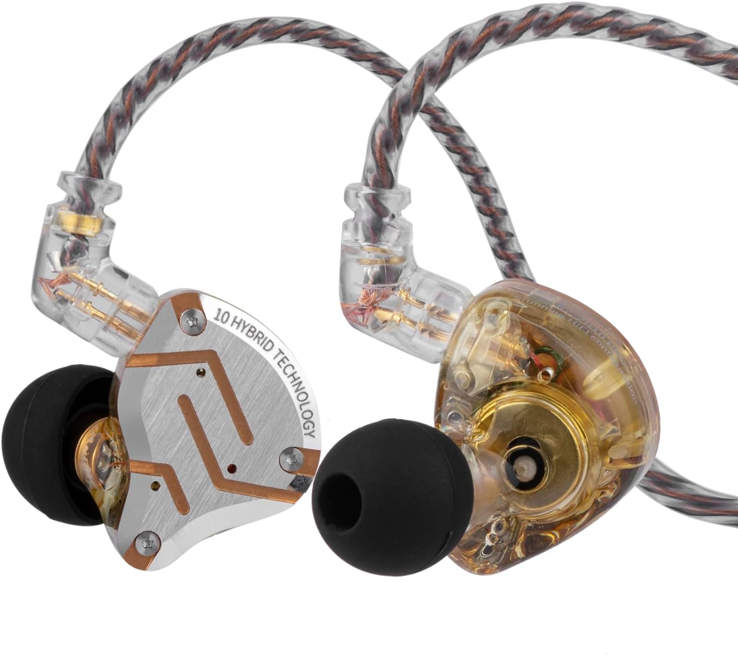 Linsoul KZ ZS10 Pro, 4BA+1DD 5 Driver in Ear Monitor, HiFi Wired Earbuds, Gaming...