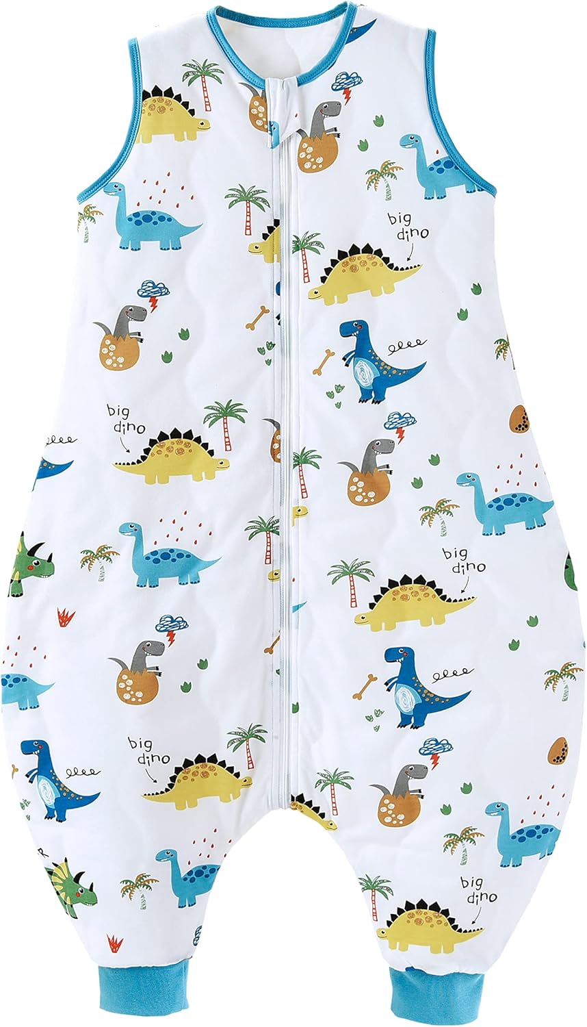 Chilsuessy Toddler Sleeping Bag with Feet (CPC Certification) 2.5 Tog Baby Sleep...