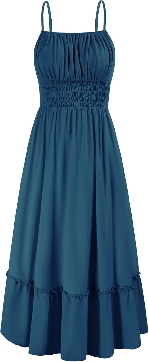 GRACE KARIN Womens 2024 Summer Maxi Dress, Special Casual Sleeveless Spaghetti S...