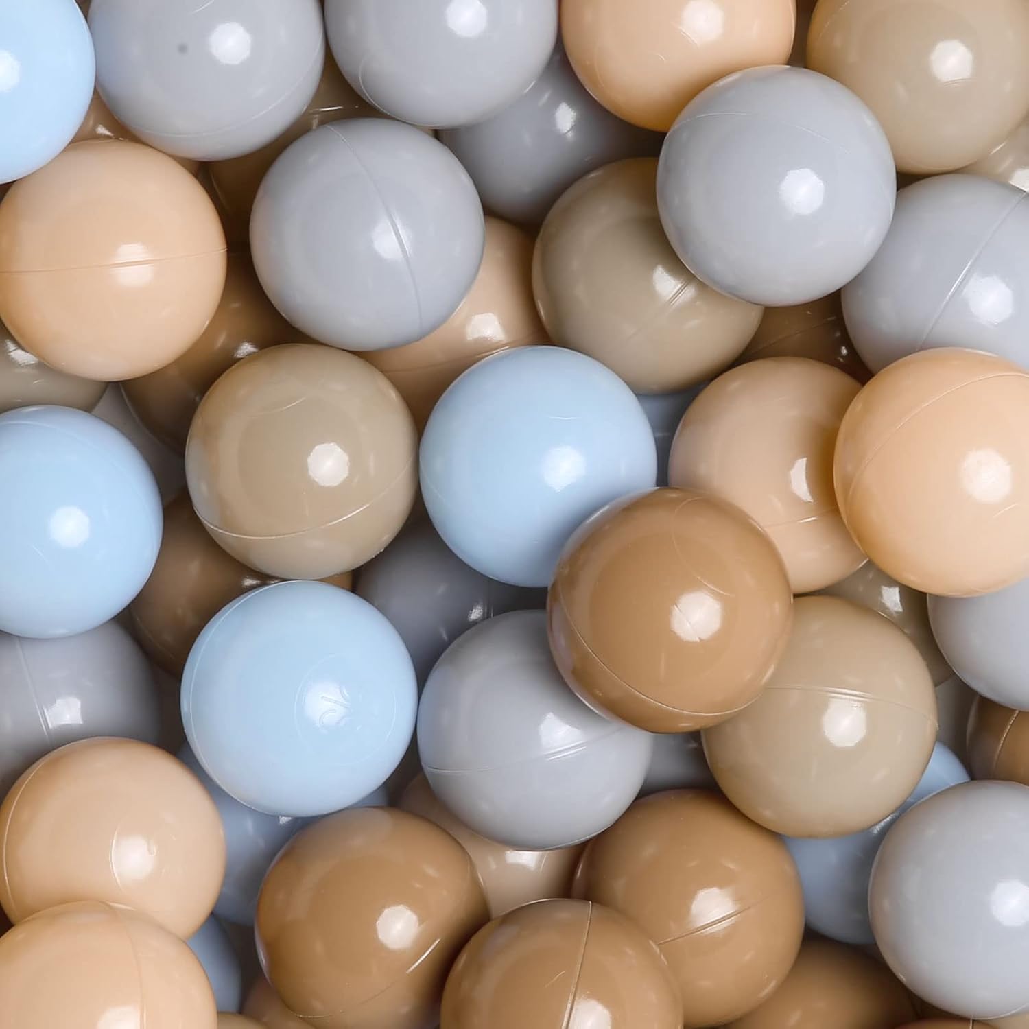 GOGOSO Ball Pits Balls for Toddlers Pack of 50 100 200 Plastics Shape Ball Non-P...