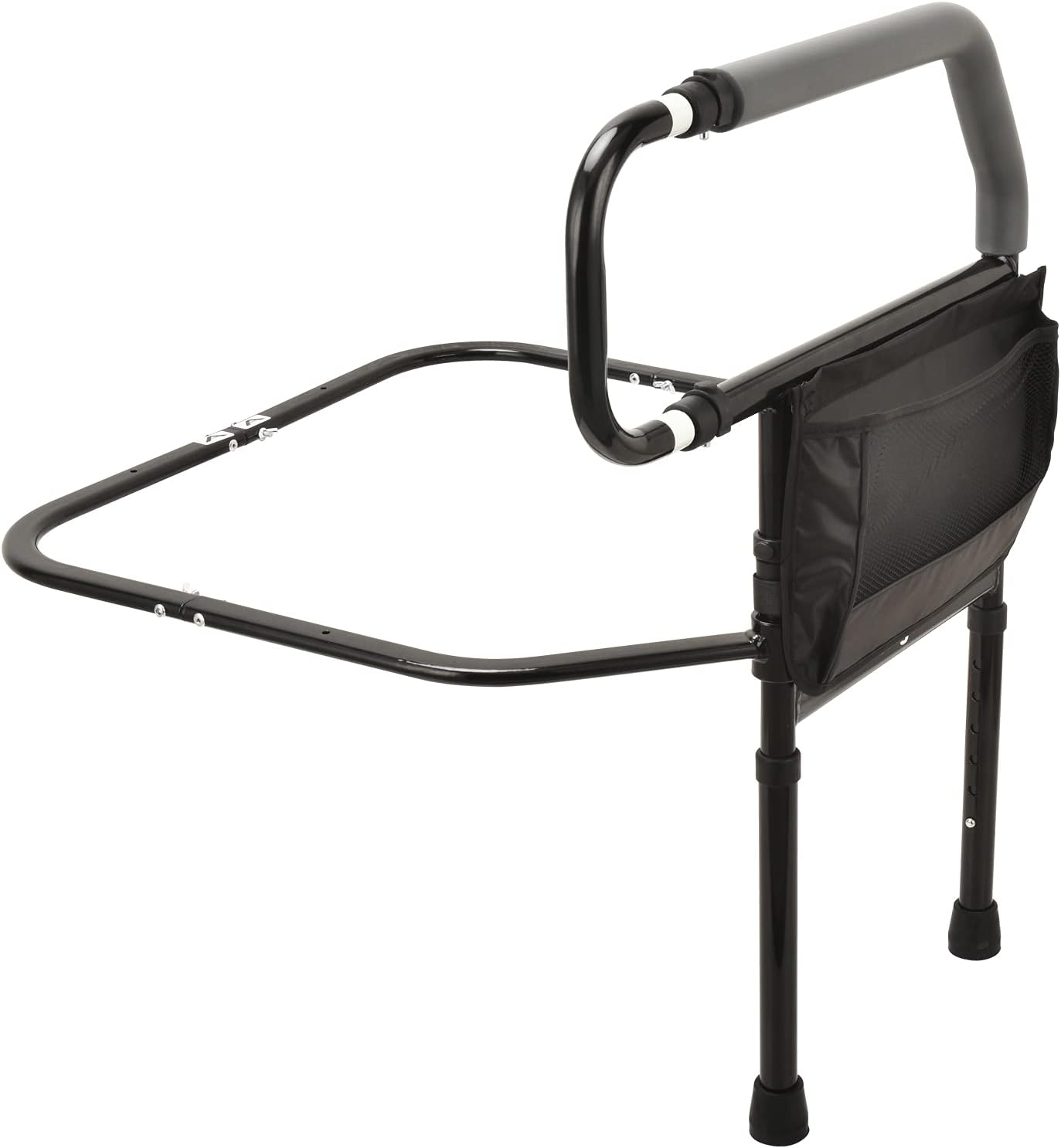 Sangohe Bed Rail for Elderly, Bed Assist Grab Bar Handle with Storage Pocket, Sa...