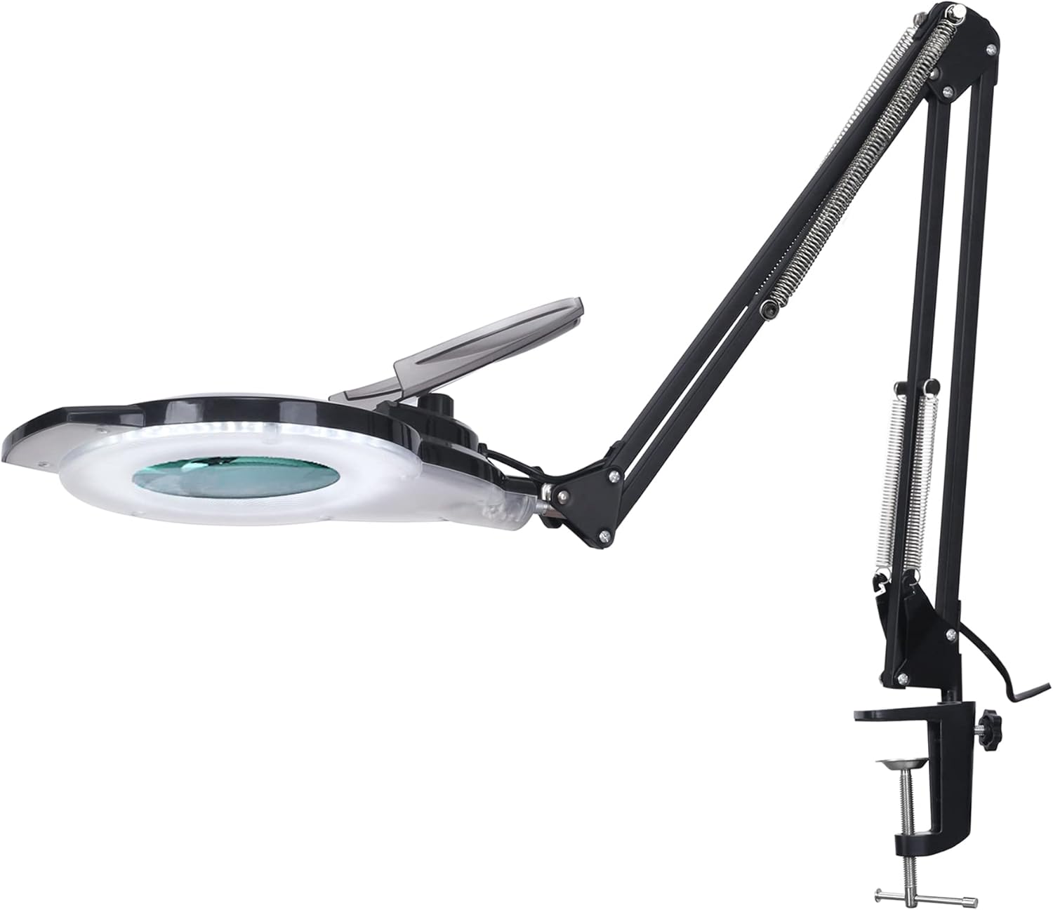 10X LED Magnifying Lamp with Clamp, KIRKAS 2,200 Lumens Dimmable Super Bright Da...