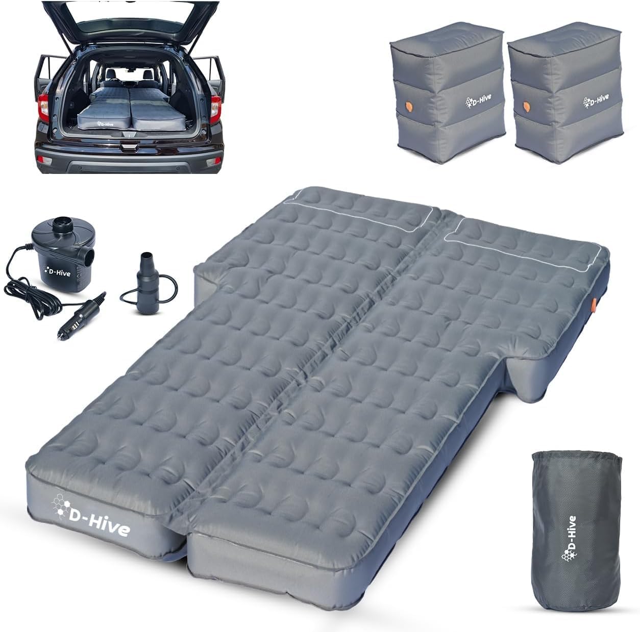Unbeatable Durability SUV Air Mattress for Car Camping, Durable Extra Thick 300D...