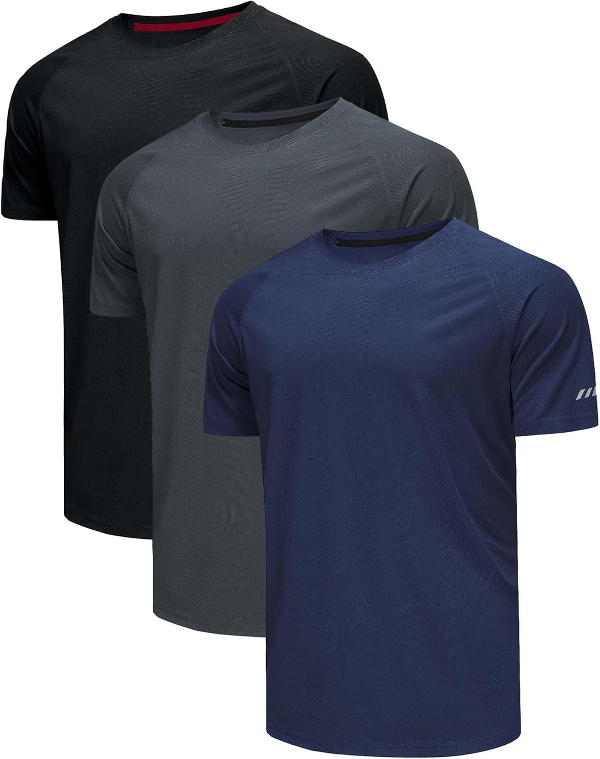 QAYMZUMD 3 Pack Men T Shirts Gym T Shirts for Men Running Men's T Shirts Sport T...