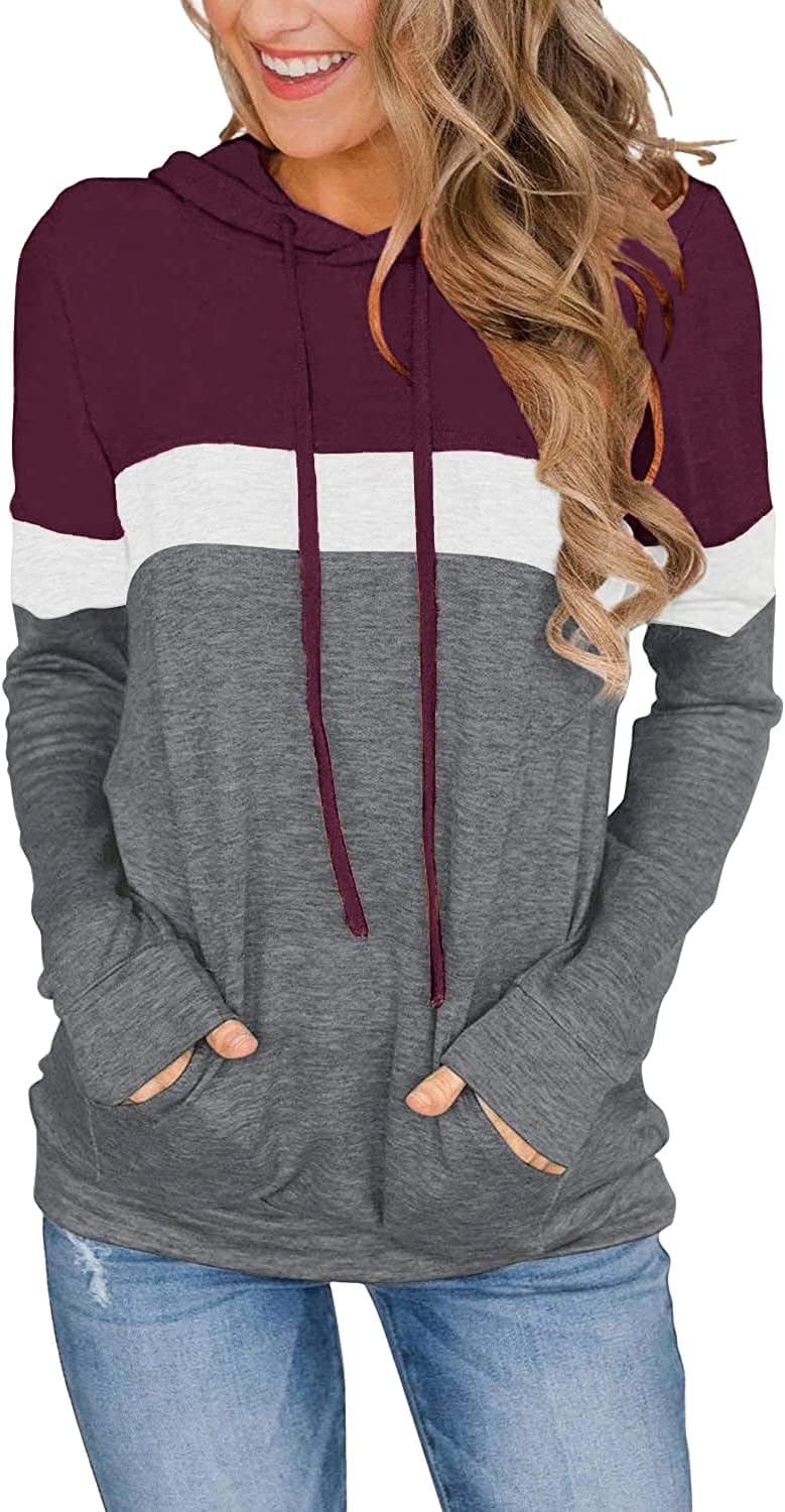 Lylinan Womens Tops Long Sleeve Hoodies Fall Clothes Fashion Sweatshirts Trendy...