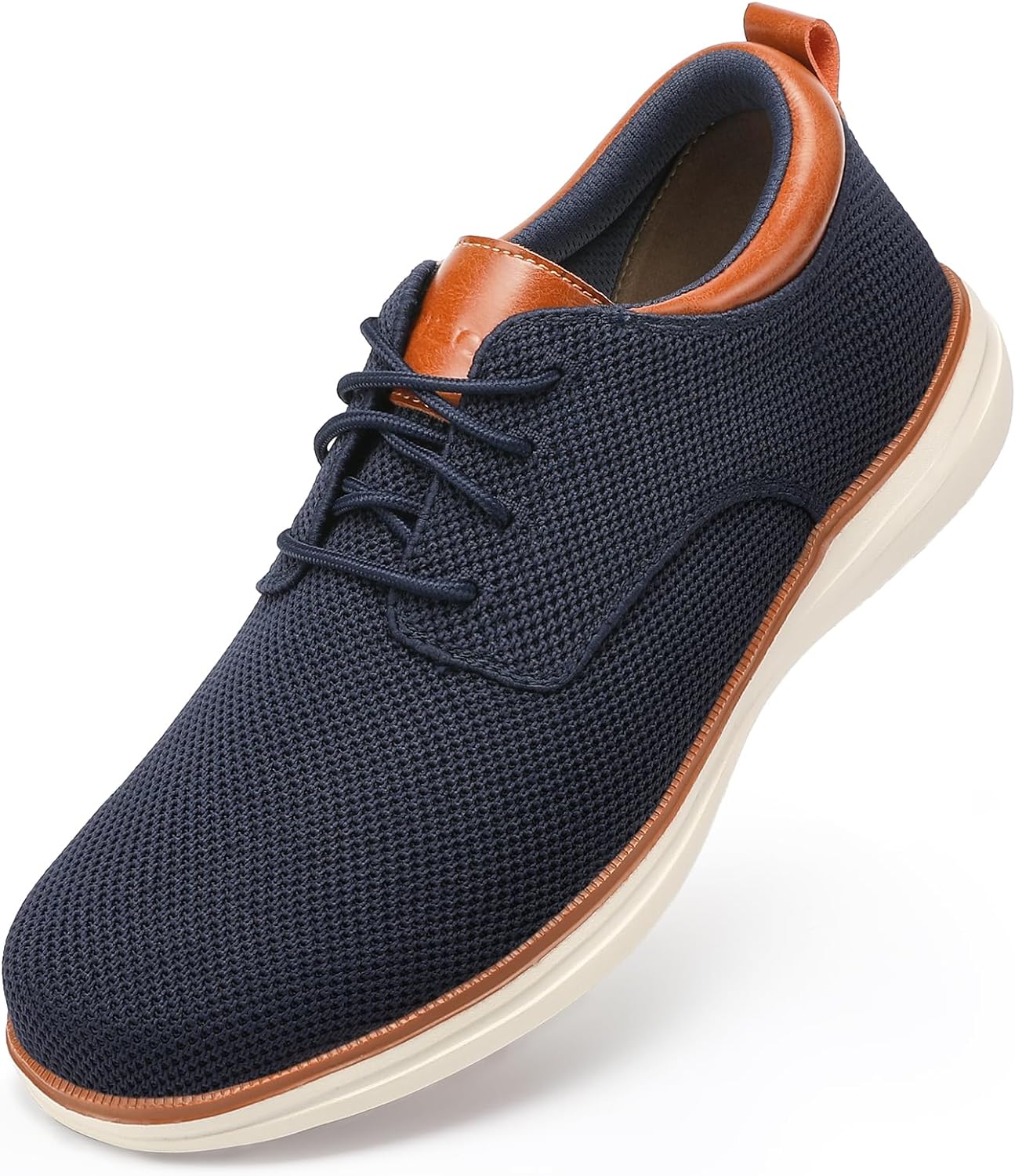 VILOCY Men's Wide Casual Dress Oxfords Business Shoes Fashion Sneakers Mesh Brea...