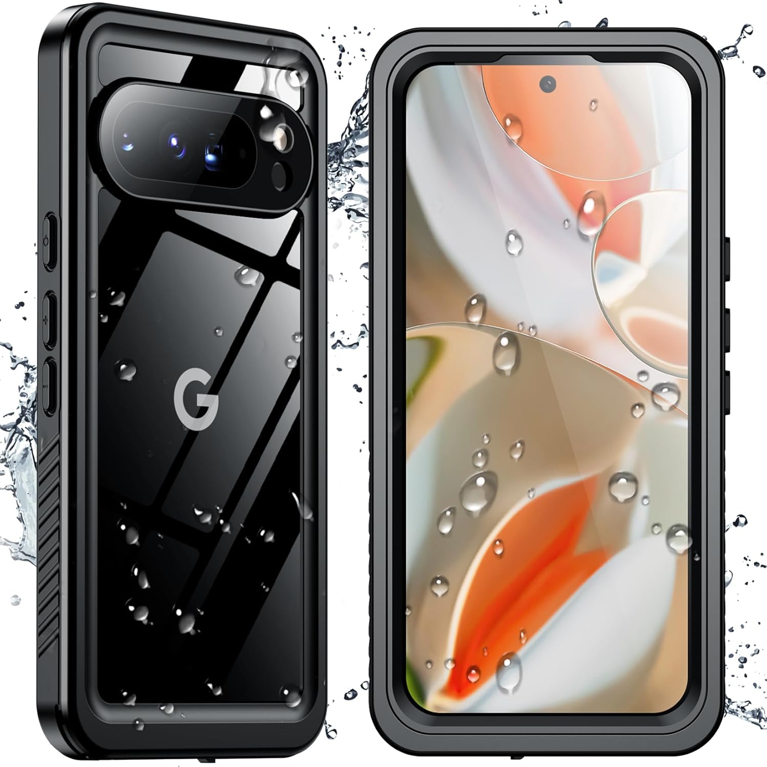 SPIDERCASE for Google Pixel 9 Pro XL Waterproof Case,[12FT Military Drop Proof]...
