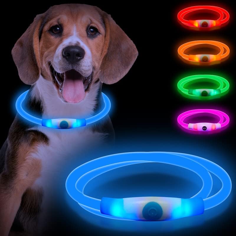 Sofore Light Up Dog Collar, Special LED Dog Collar Light for the Dark, Innovativ...