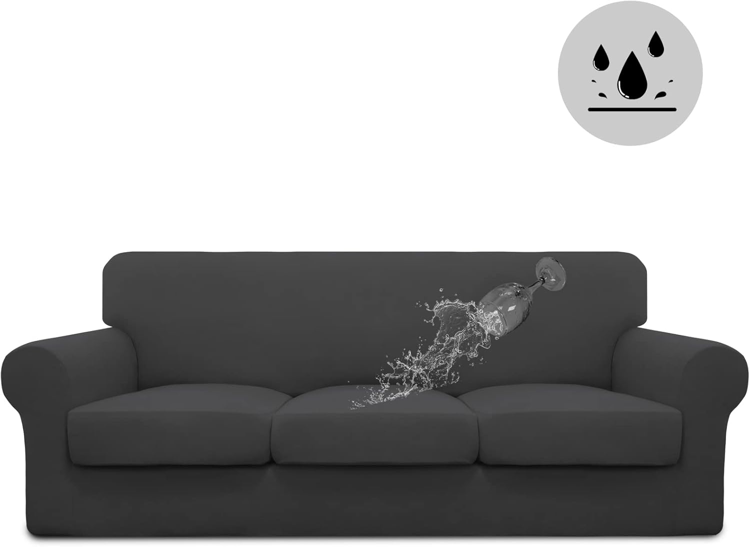 Easy-Going Dual Waterproof Couch Cover, Special Stretch Soft Furniture Protector...
