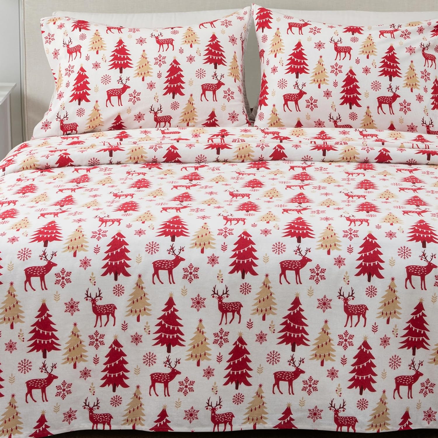 Great Bay Home Flannel Sheet Set, High-Quality Sheet Set for Queen Size, Special...