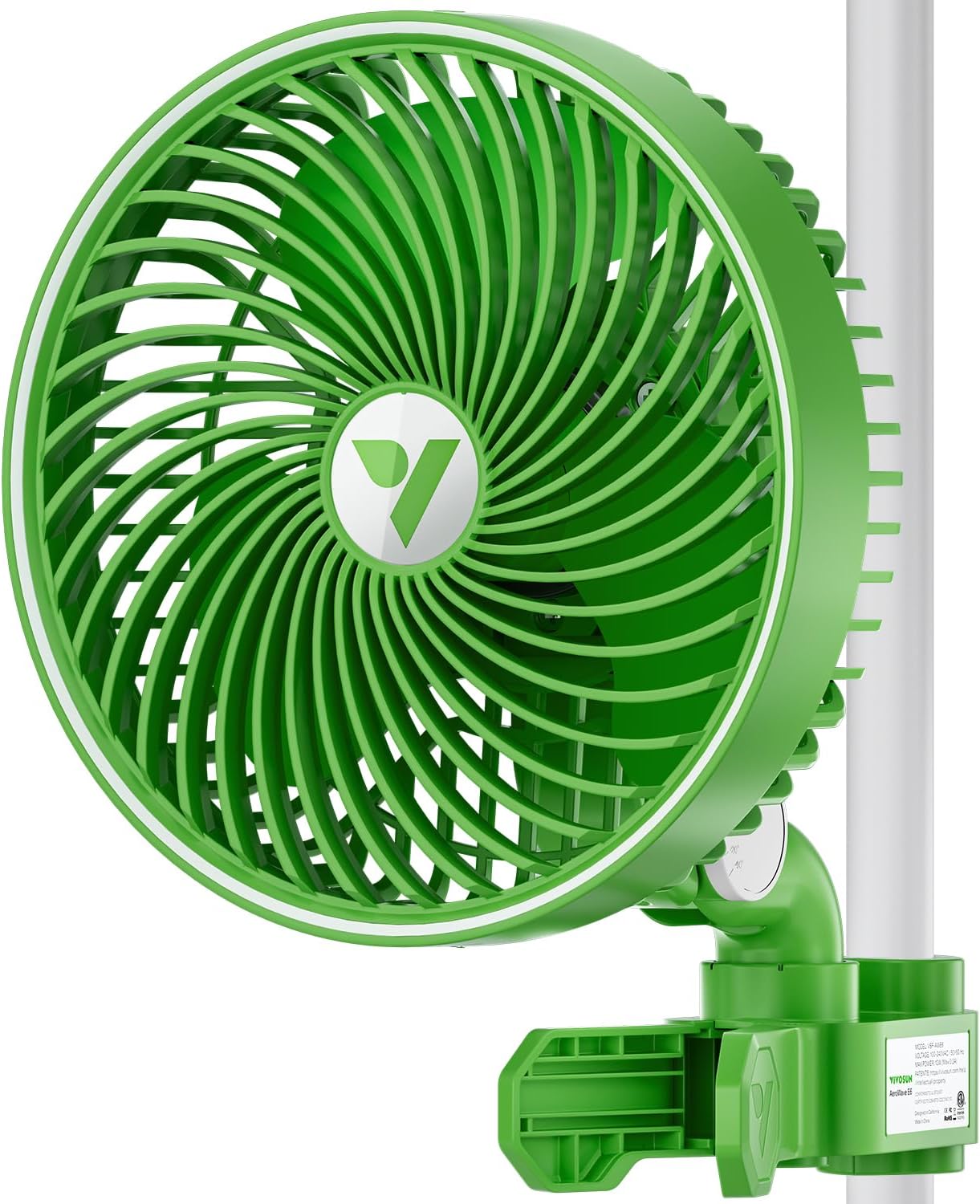VIVOSUN AeroWave E6 Grow Tent Fan, High-Quality EC Motor Fan With Smart Wifi Con...