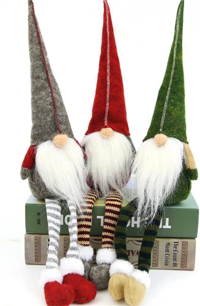 3pcs new Christmas decoration long legs Rudolph doll Christmas children gift hot...