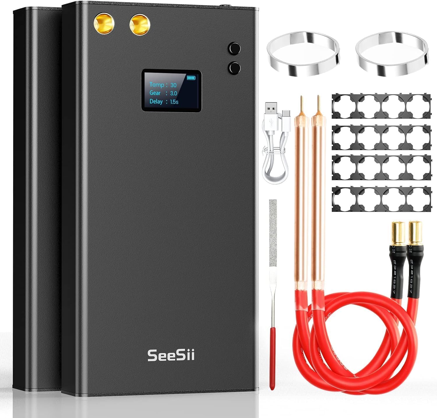 **Best Seesii 11000mAh Battery Spot Welder, Special Spot Welder with LCD Screen,...