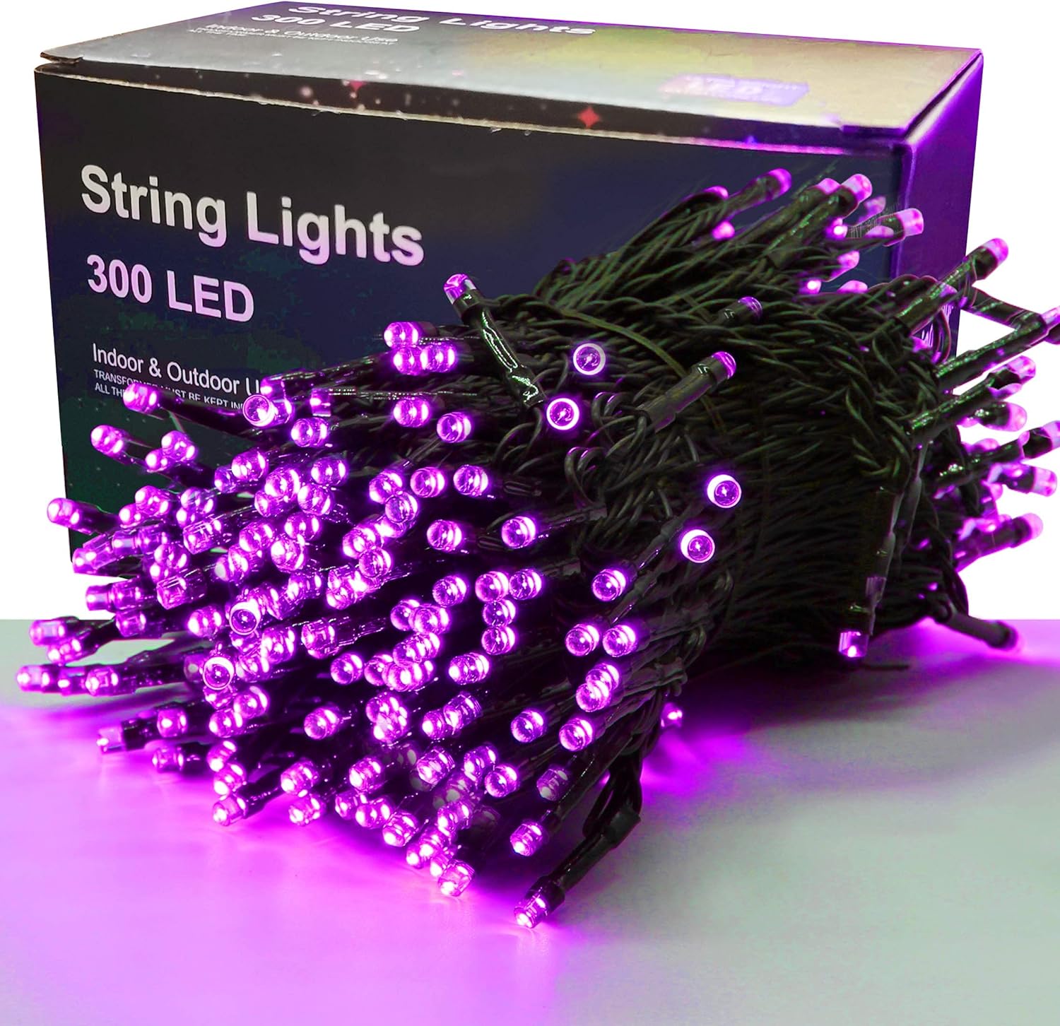 300 LED Halloween Lights, 98.5FT Halloween String Lights with 8 Lighting Modes,...