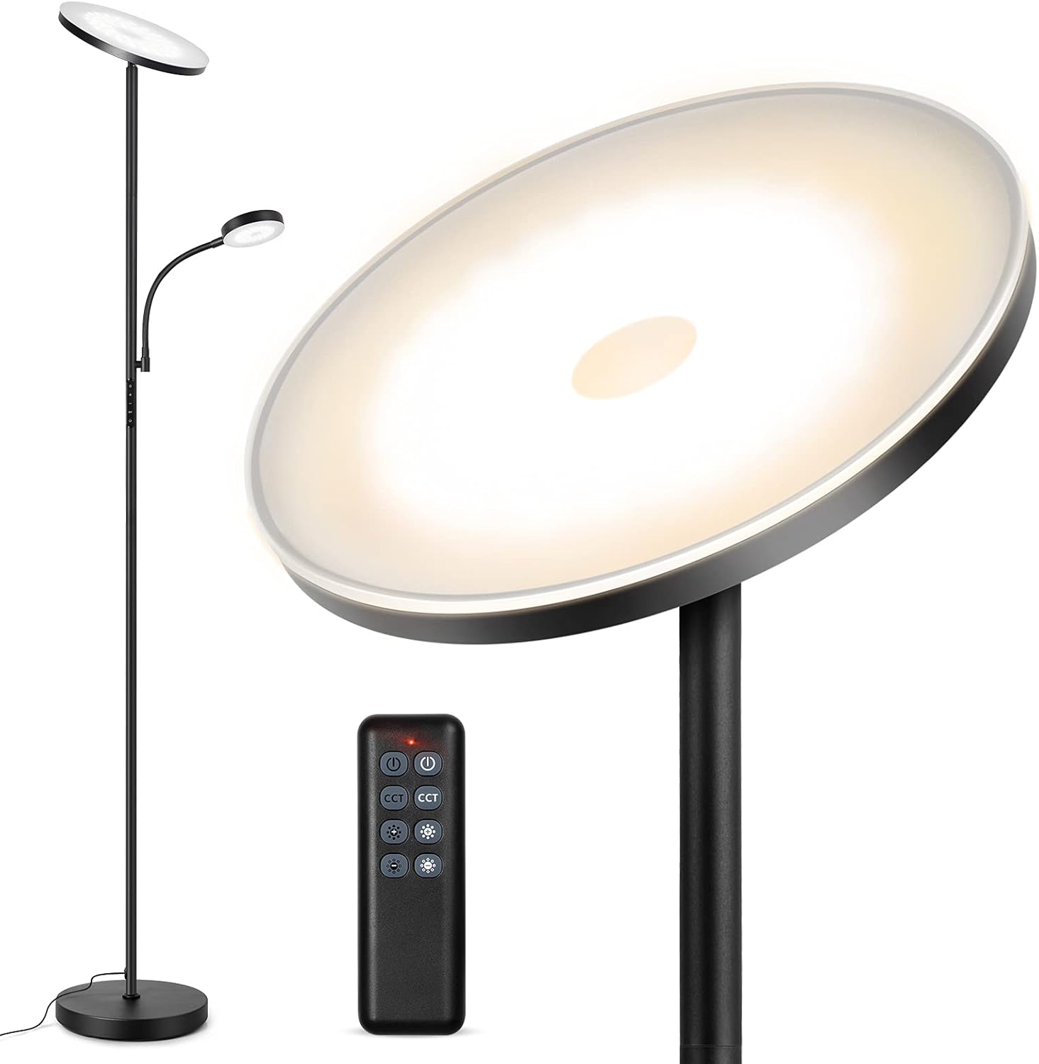 OUTON LED Floor Lamp, Special LED Lighting with Reading Lamp for Mother/Father P...