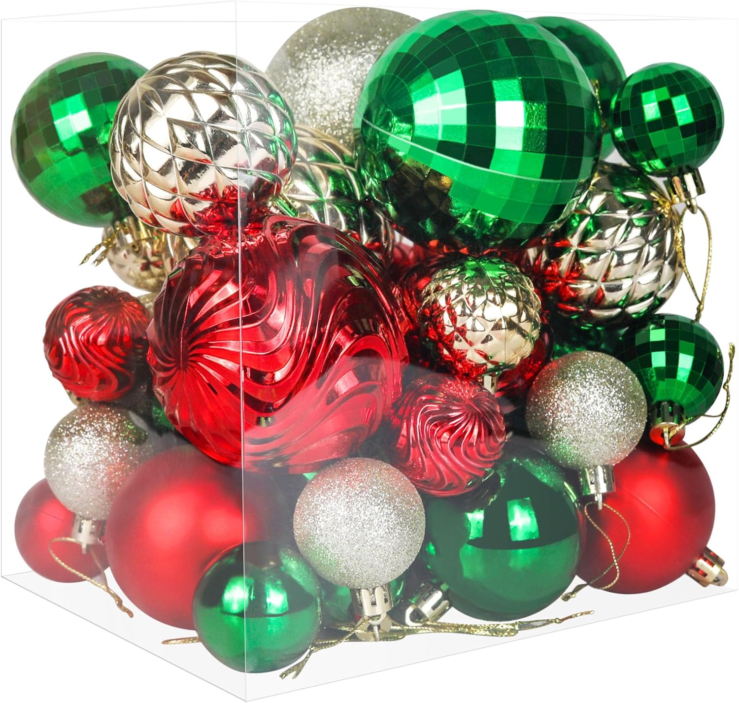 Annecy Christmas Tree Ornaments - 36 PCS Shatterproof Christmas Ball Ornaments S...