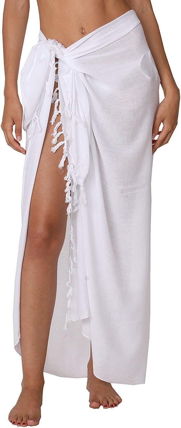INGEAR Sarong Bathing Suit Cover Up for Women, Special Long Pareo Beach Wraps, I...