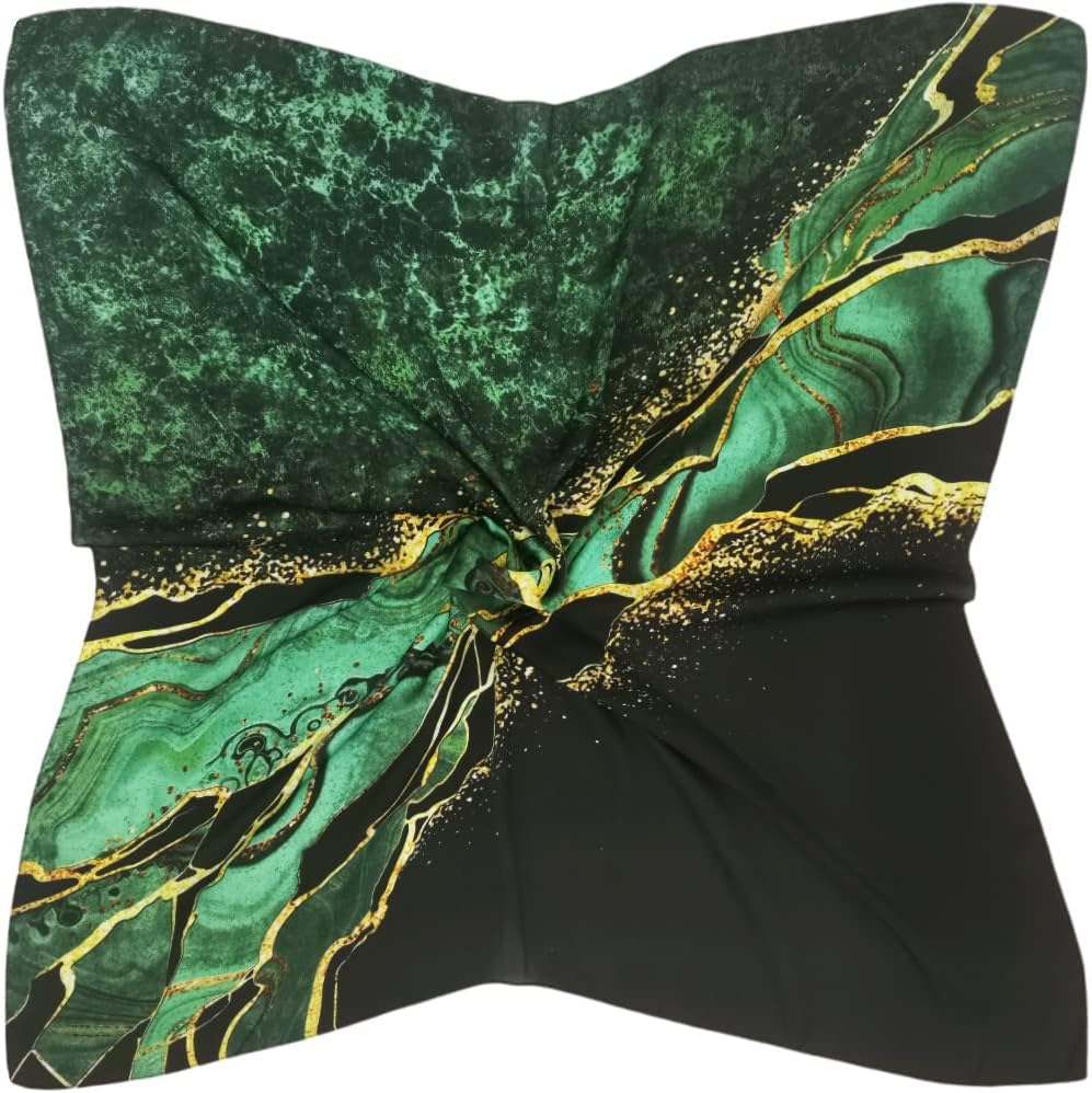 Julunar Silk Like Head Scarf, Special Satin Large Hair Scarves for Women, Innova...