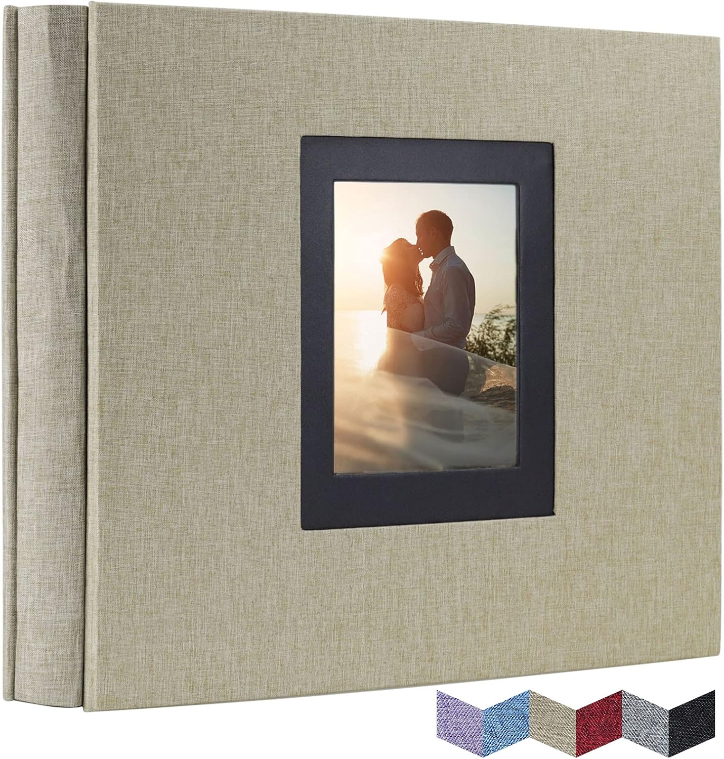 Vienrose Fabric Photo Albums, Special Slip in Photo Books for 6x4 600 Pockets, I...